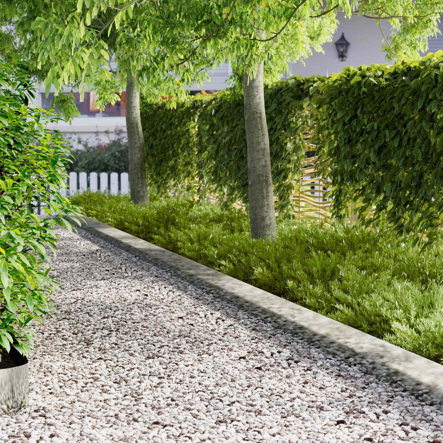 Lawn Edging 10 pcs 102 x 15 x 4 cm Steel Silver