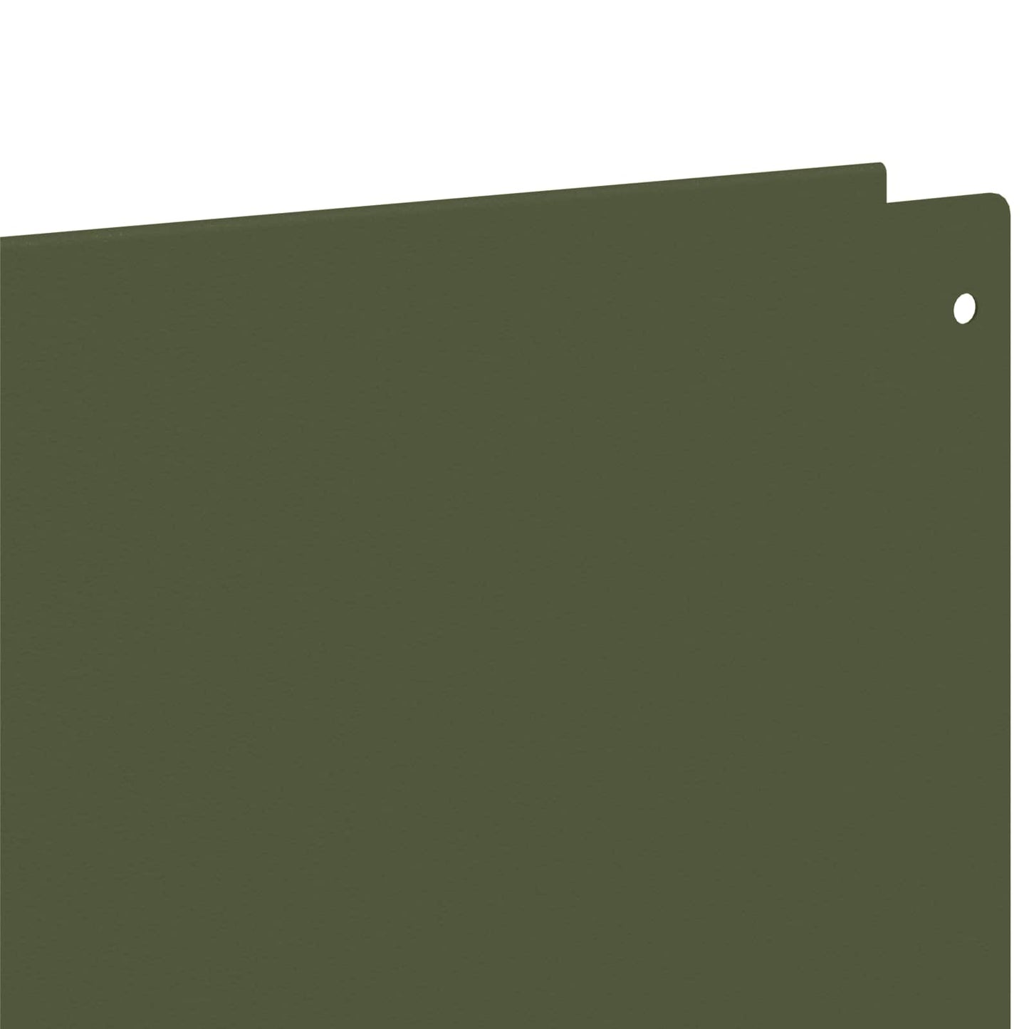 Lawn Edging 30 pcs 100 x 12 cm Steel Olive Green