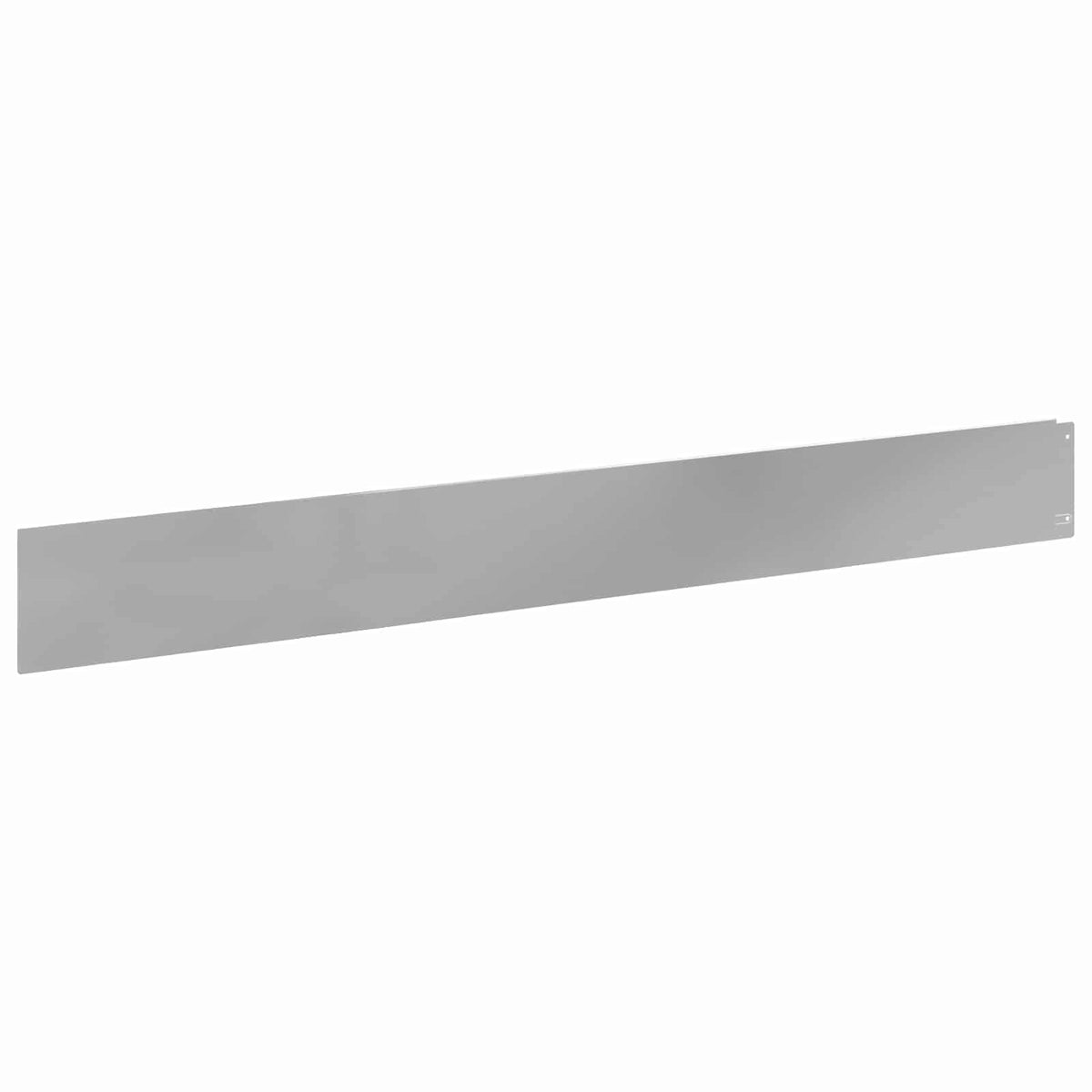 Lawn Edging 10 pcs 100 x 12 cm Steel Silver