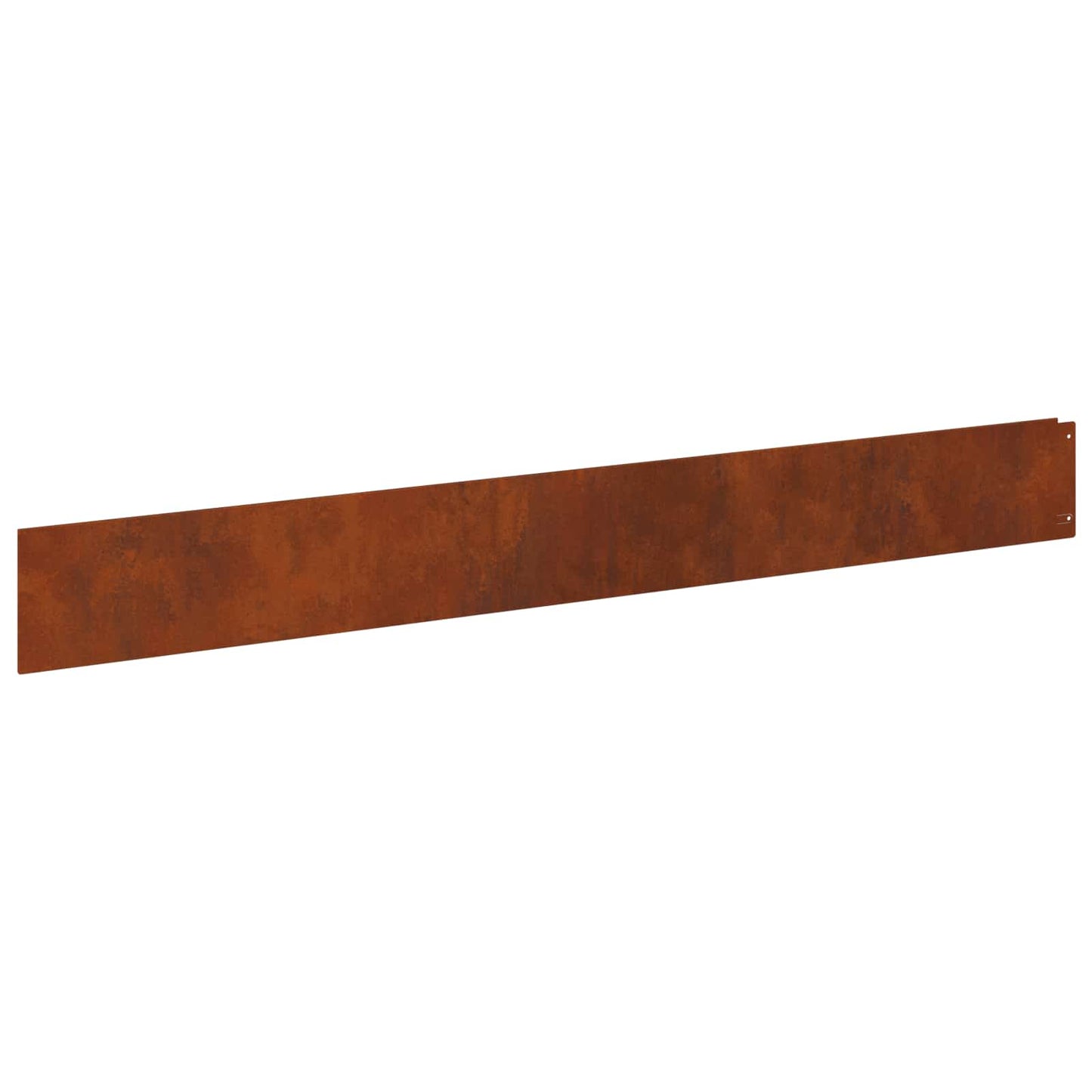 Lawn Edging 20 pcs 100 x 12 cm Steel Rusty