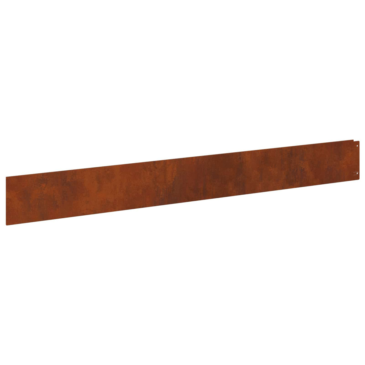 Lawn Edging 50 pcs 100 x 12 cm Steel Rusty