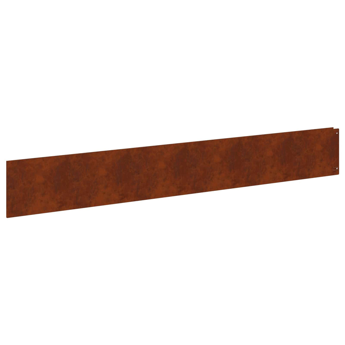 Lawn Edging 30 pcs 100 x 15 cm Steel Rusty