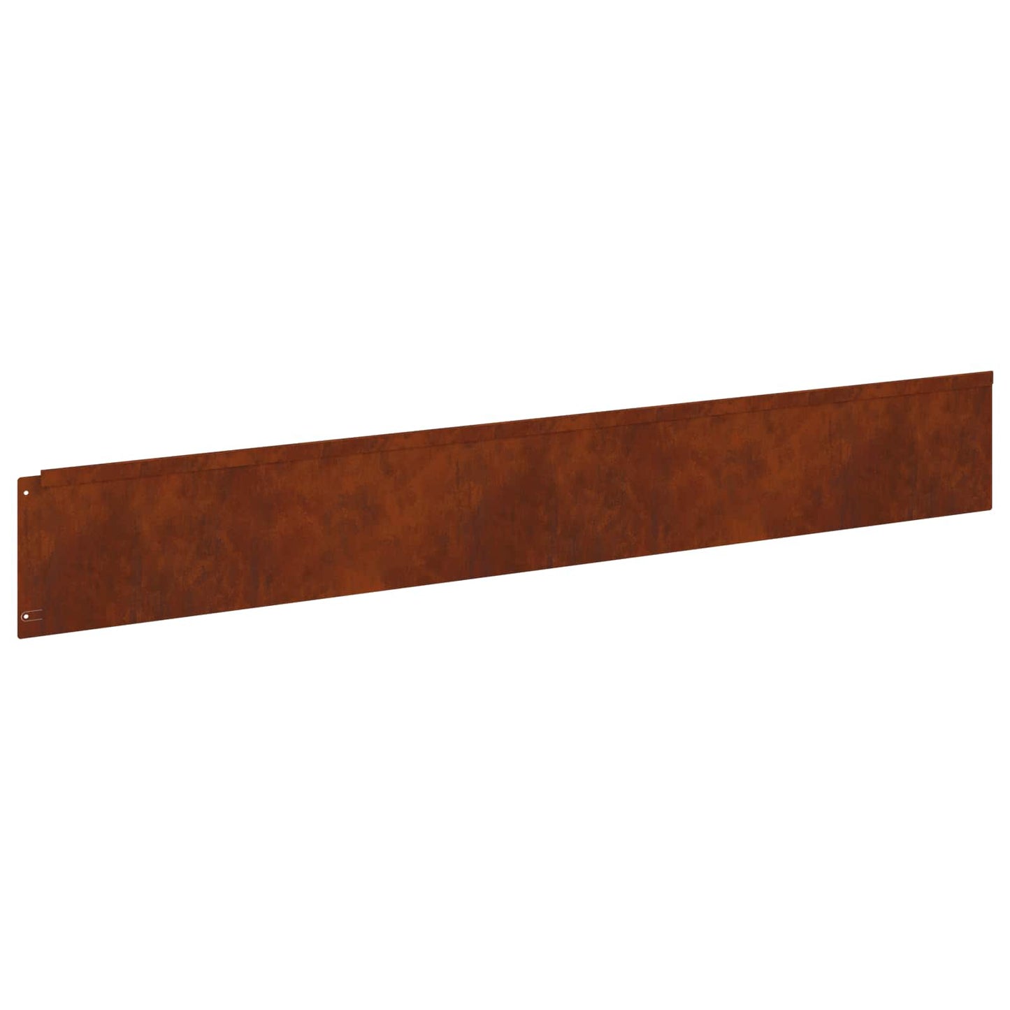 Lawn Edging 30 pcs 100 x 15 cm Steel Rusty