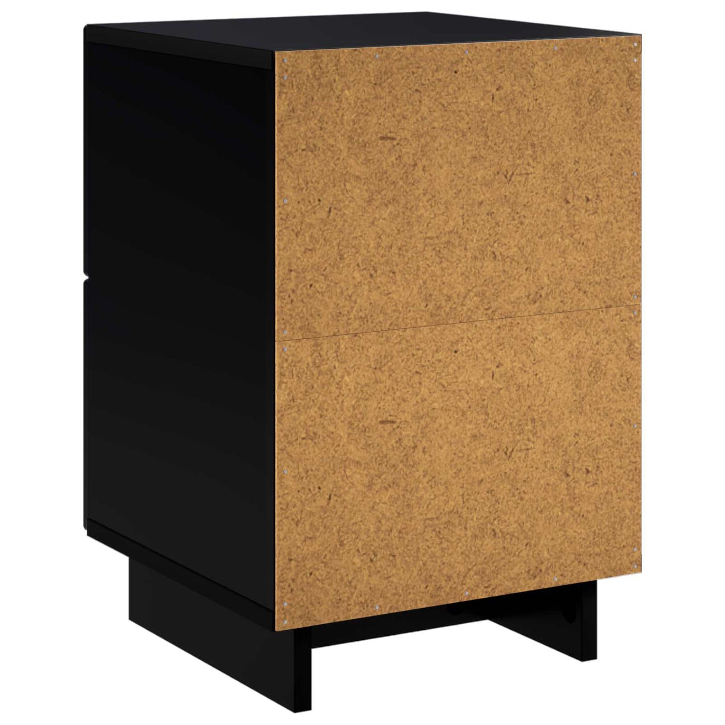 Bedside Cabinet 2 pcs Black 33.5 x 34.5 x 50 cm Engineered Wood