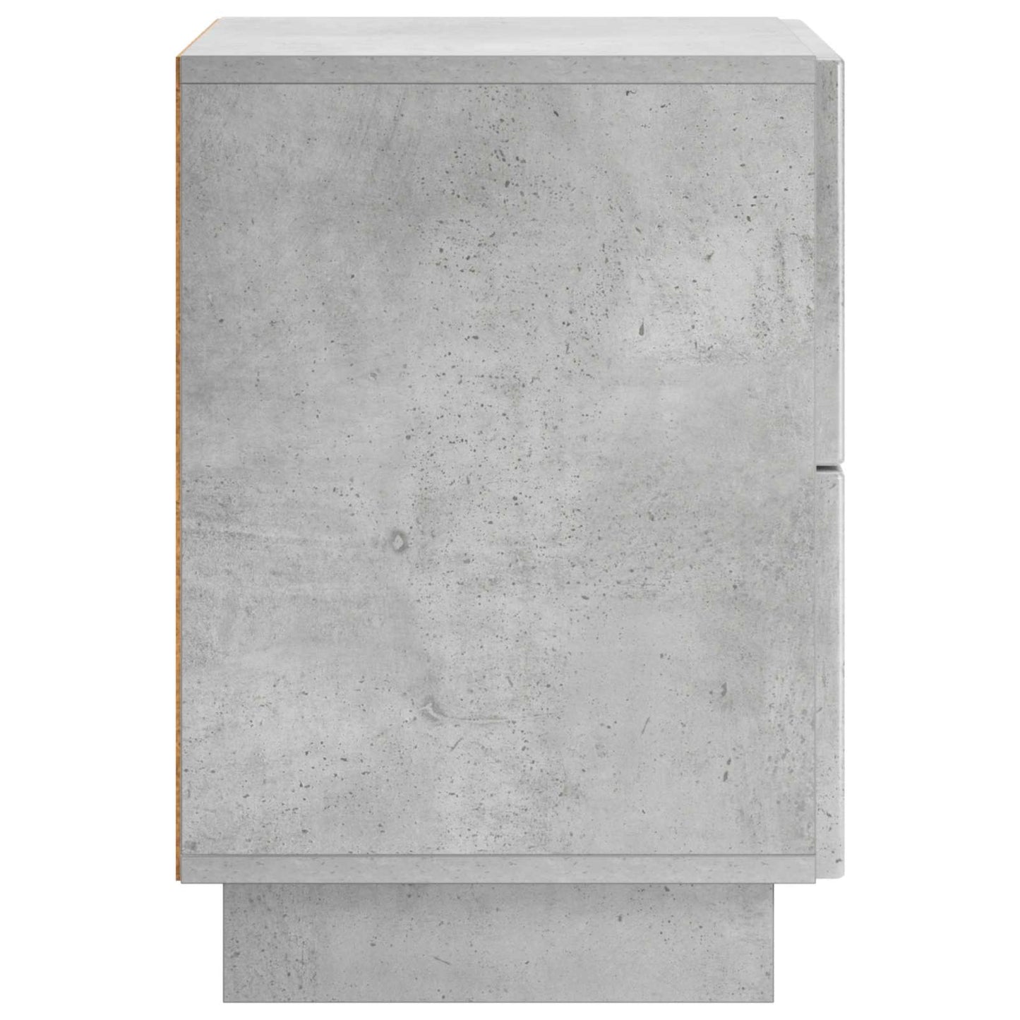 Bedside Cabinet 2 pcs Concrete Grey 33.5 x 34.5 x 50 cm