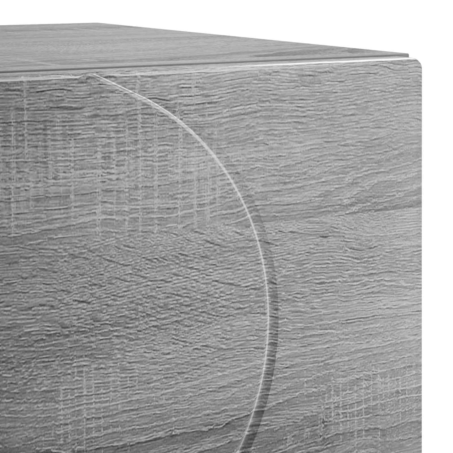 Bedside Cabinet Grey Sonoma 33.5 x 34.5 x 50 cm Engineered Wood