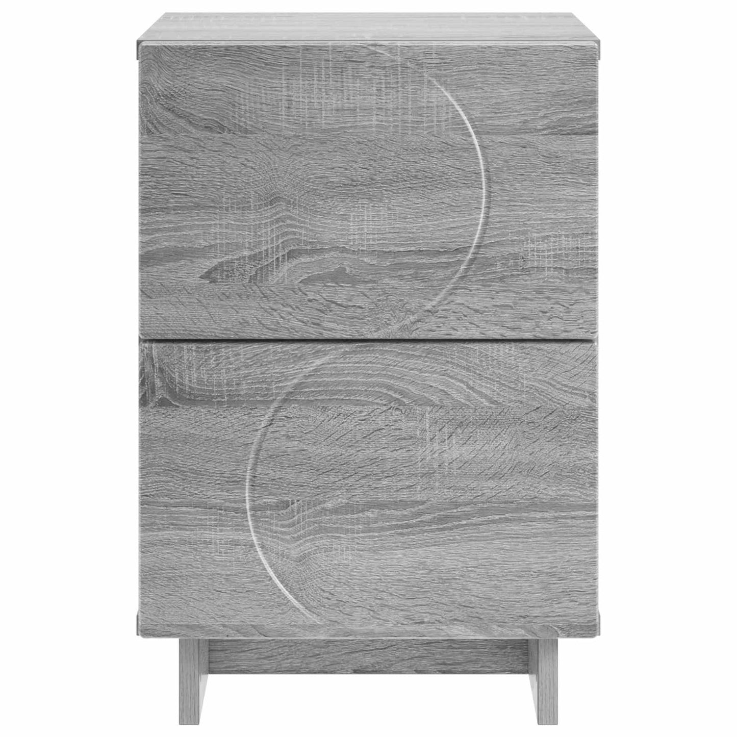 Bedside Cabinet Grey Sonoma 33.5 x 34.5 x 50 cm Engineered Wood