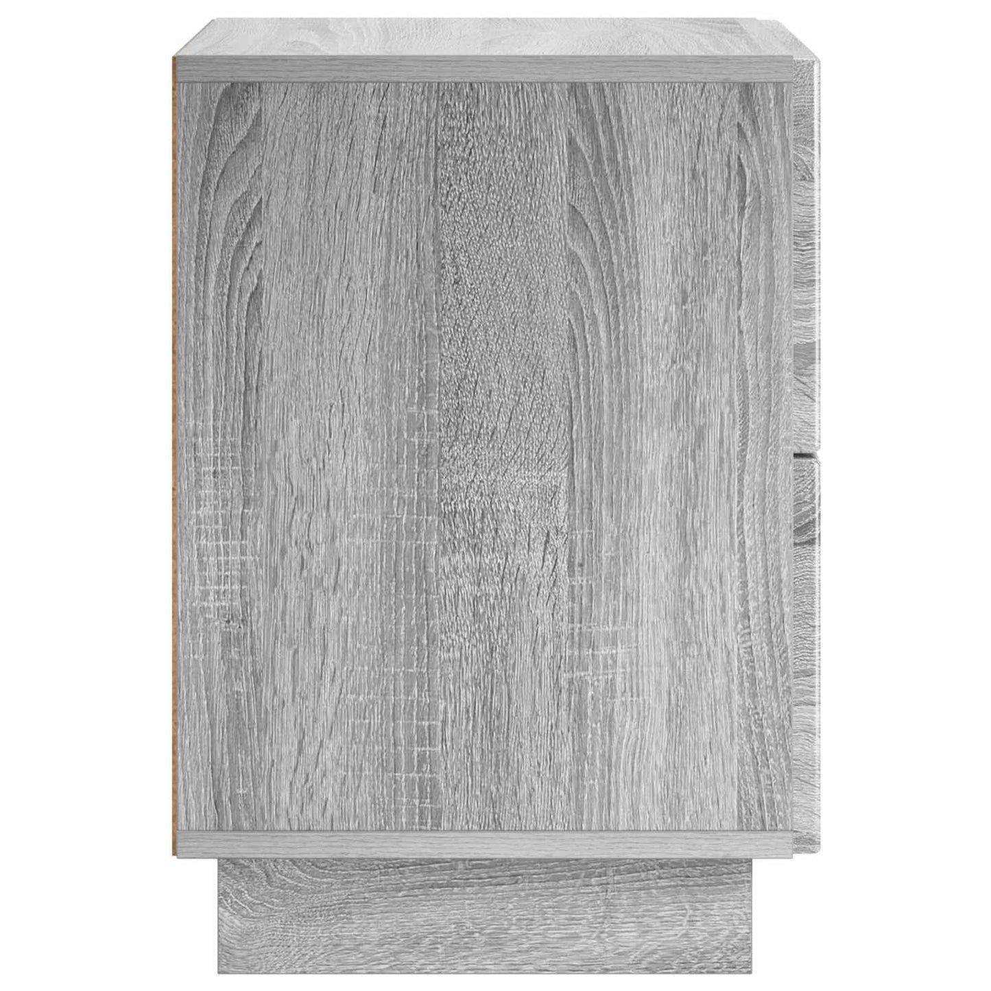 Bedside Cabinet Grey Sonoma 33.5 x 34.5 x 50 cm Engineered Wood
