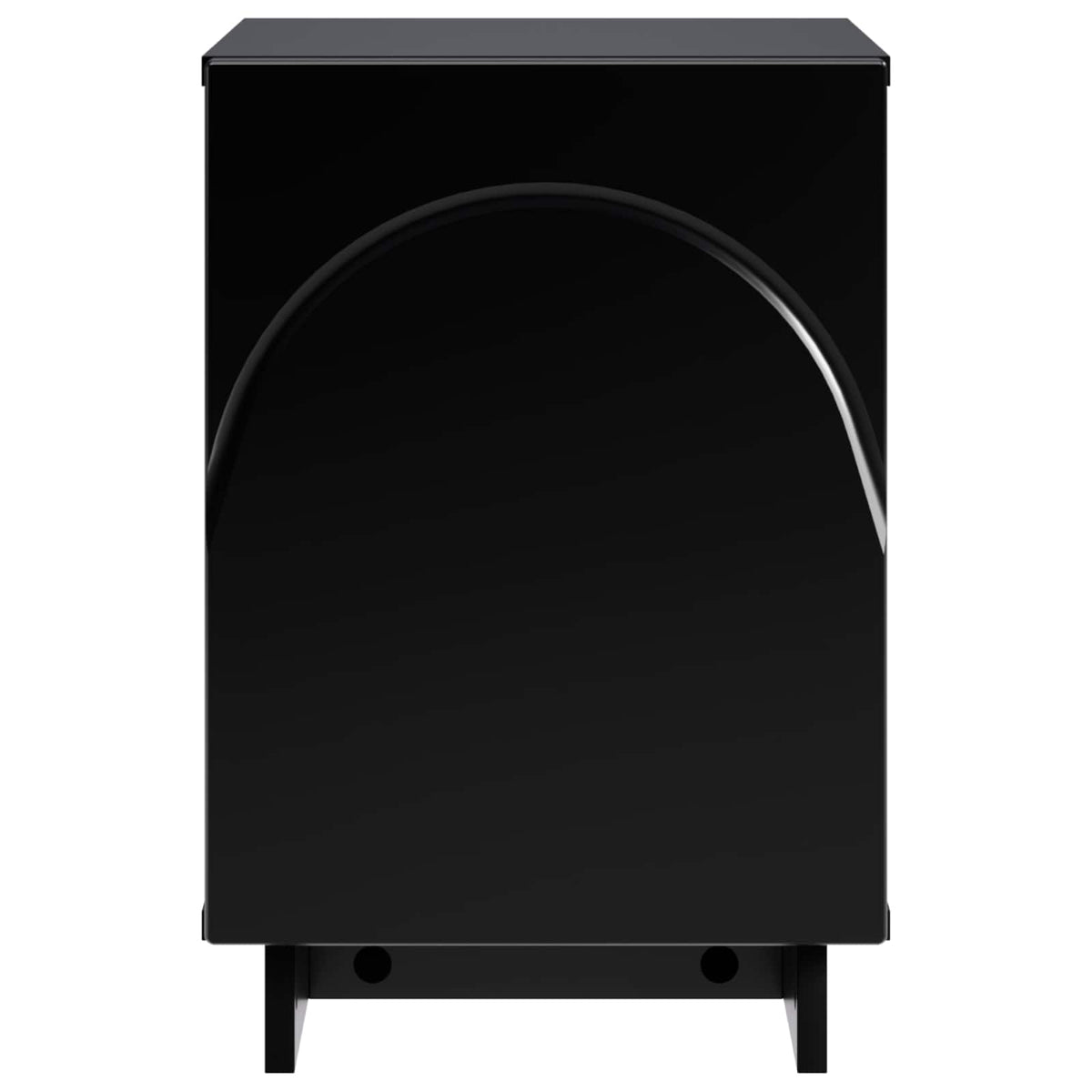 Bedside Cabinet Black 33.5 x 34.5 x 50 cm Engineered Wood