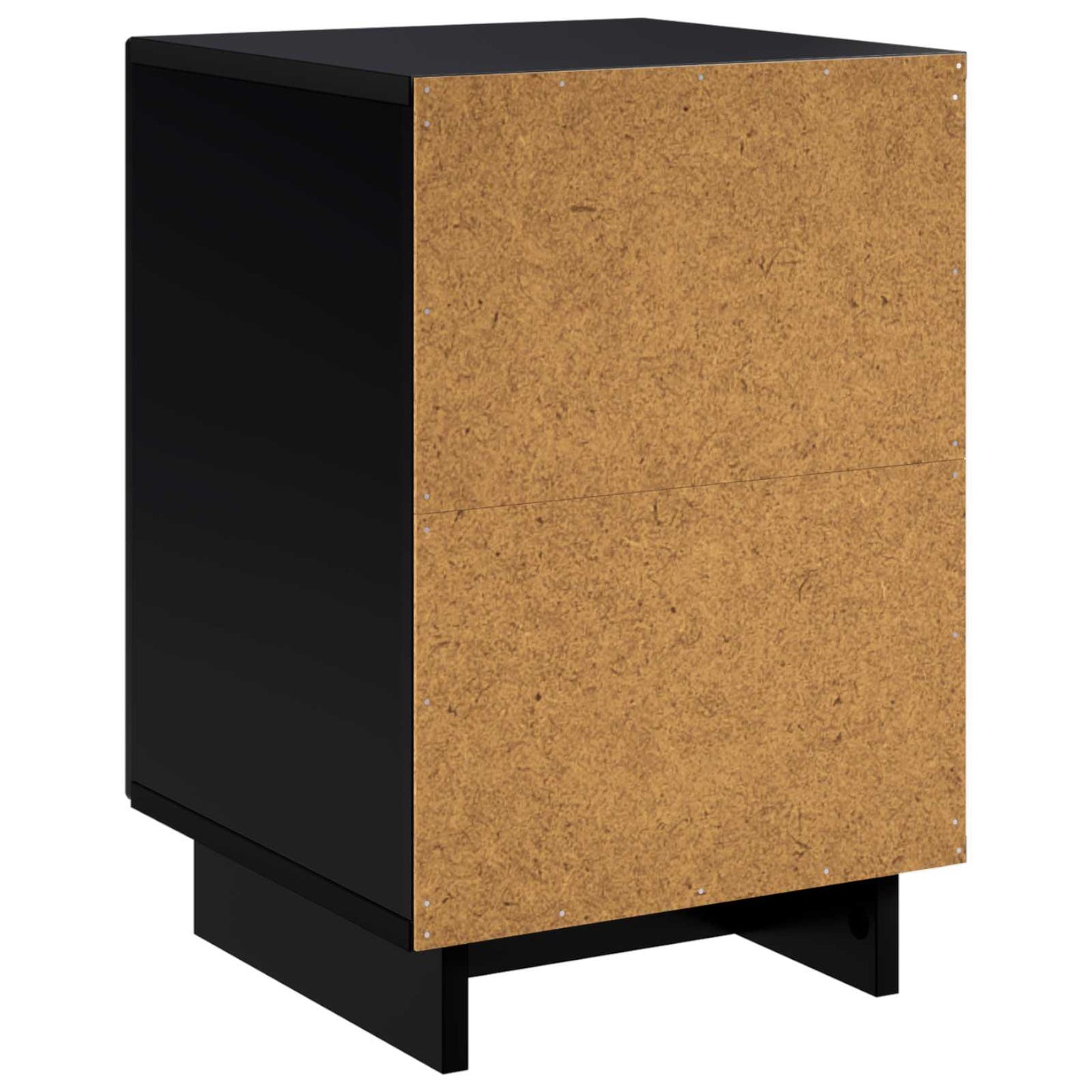 Bedside Cabinet 2 pcs Black 33.5 x 34.5 x 50 cm Engineered Wood