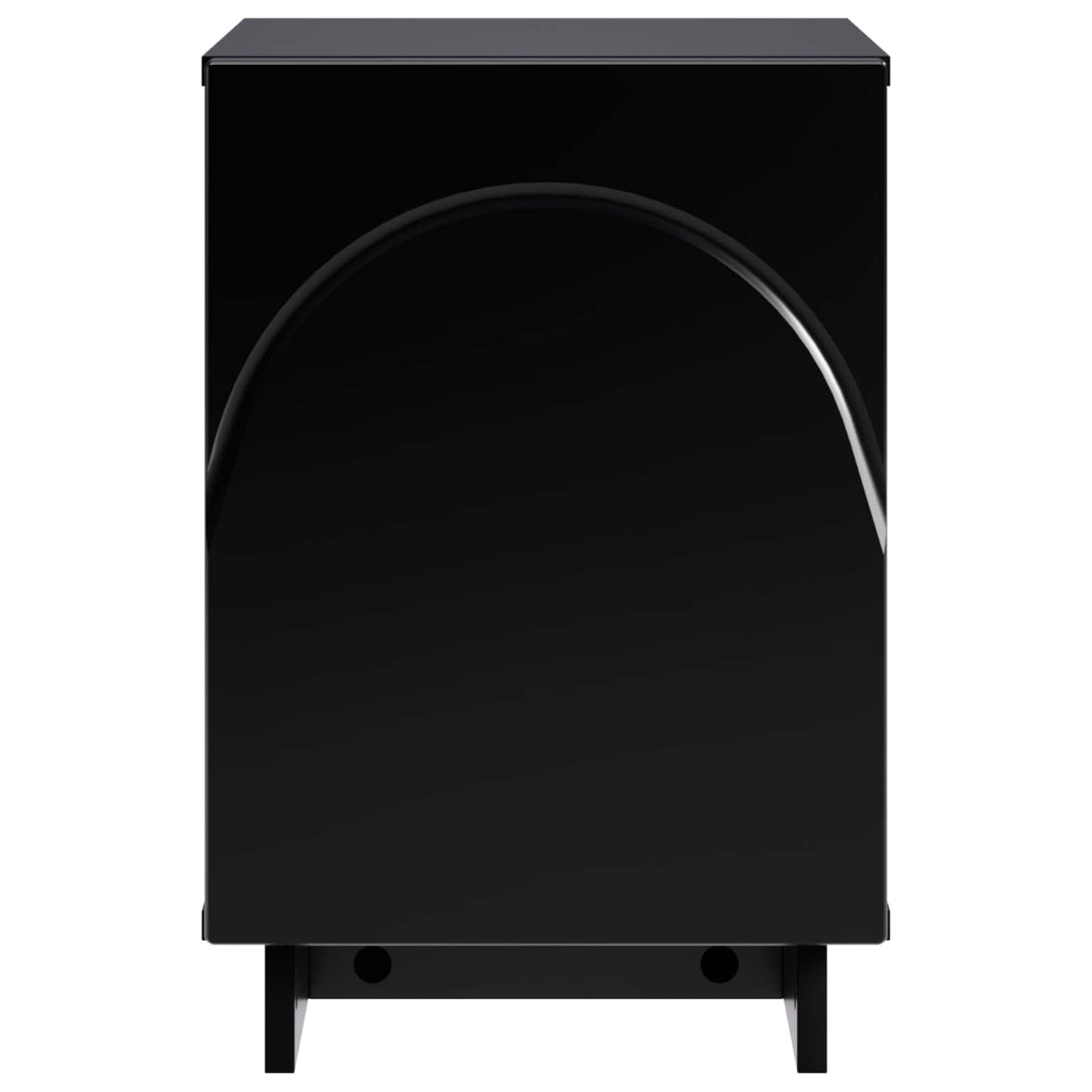 Bedside Cabinet 2 pcs Black 33.5 x 34.5 x 50 cm Engineered Wood