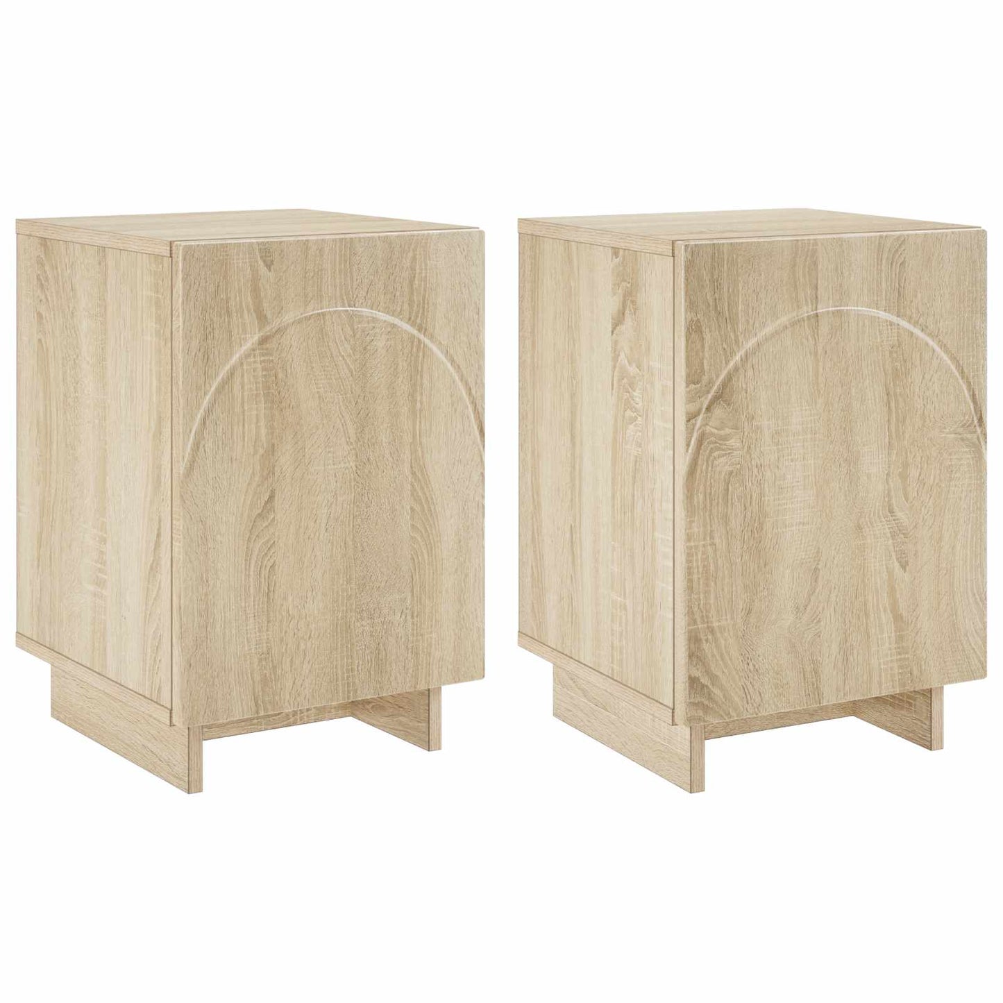 Bedside Cabinet 2 pcs Sonoma Oak 33.5 x 34.5 x 50 cm
