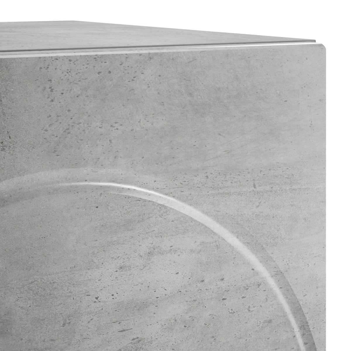 Bedside Cabinet Concrete Grey 33.5 x 34.5 x 50 cm