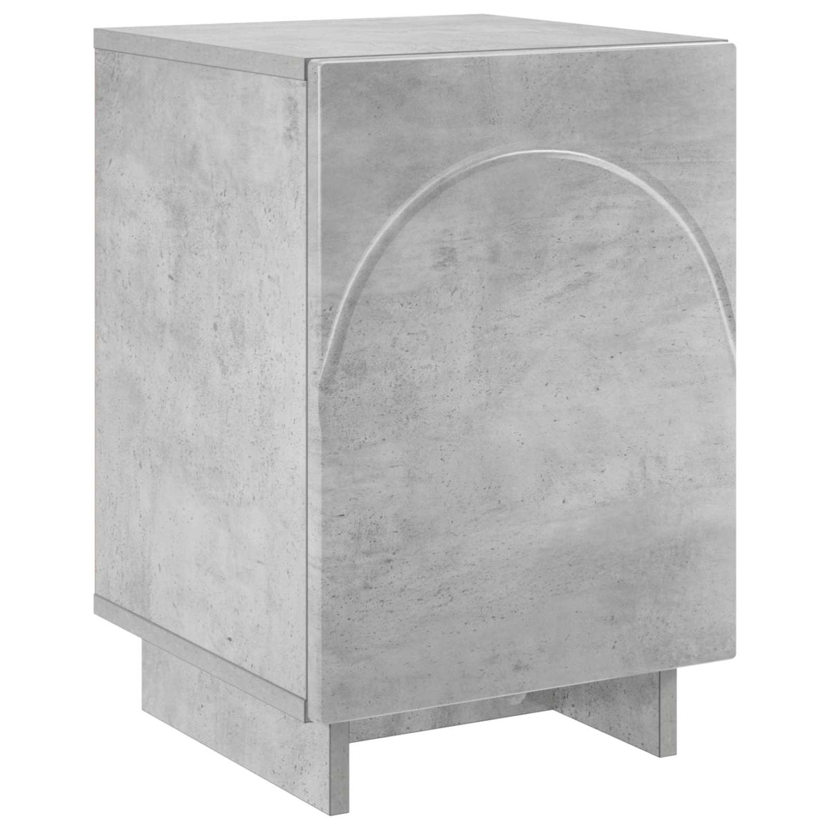 Bedside Cabinet Concrete Grey 33.5 x 34.5 x 50 cm