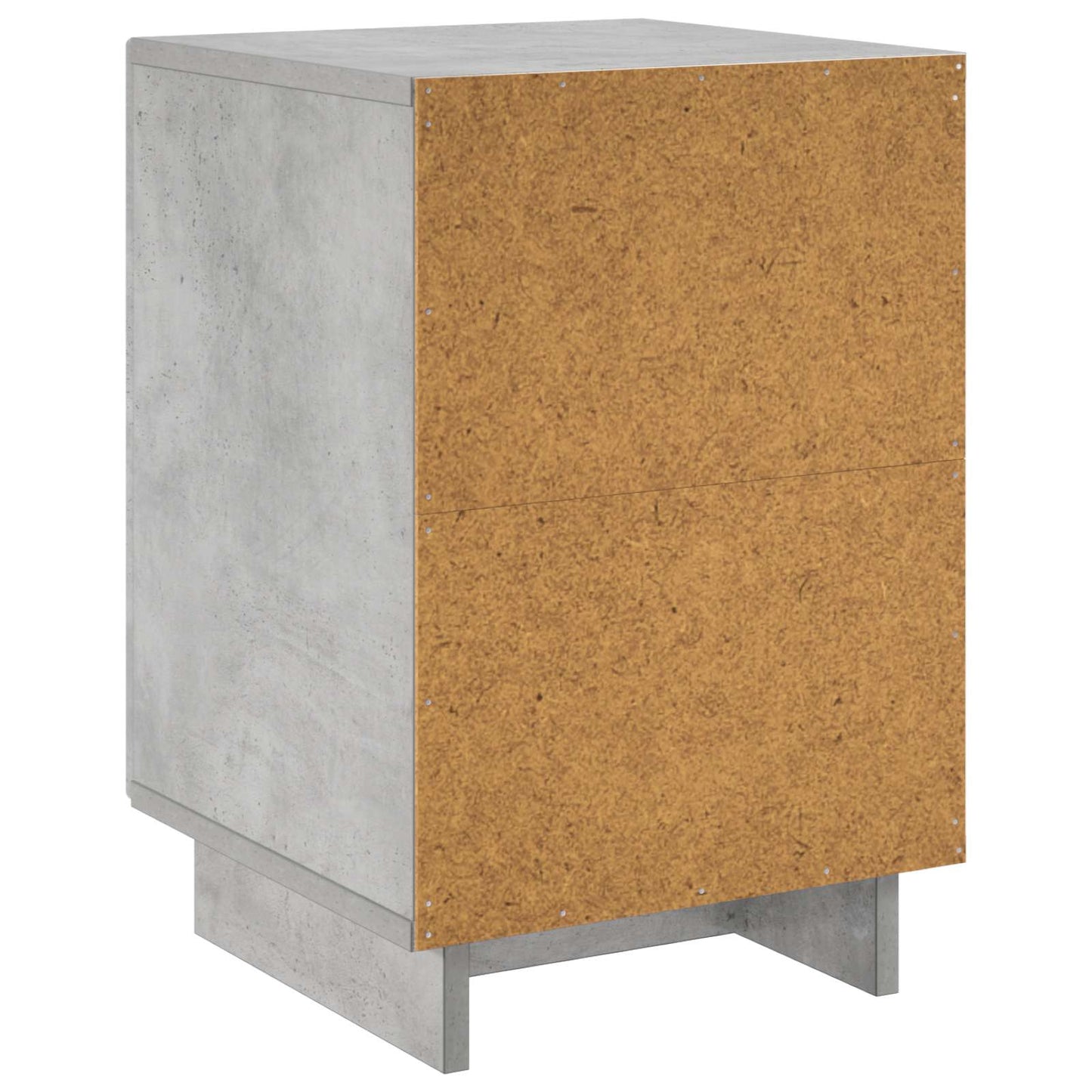 Bedside Cabinet 2 pcs Concrete Grey 33.5 x 34.5 x 50 cm