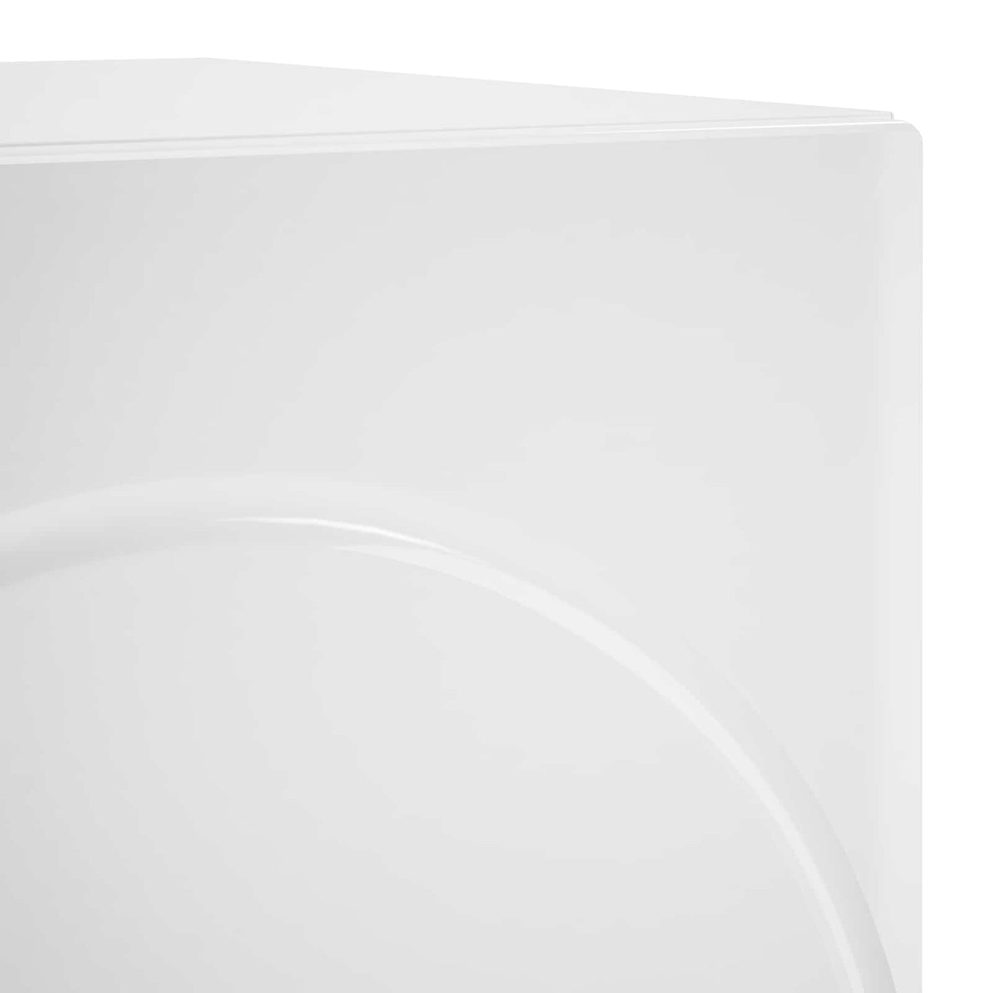 Bedside Cabinet 2 pcs High Gloss White 33.5 x 34.5 x 50 cm