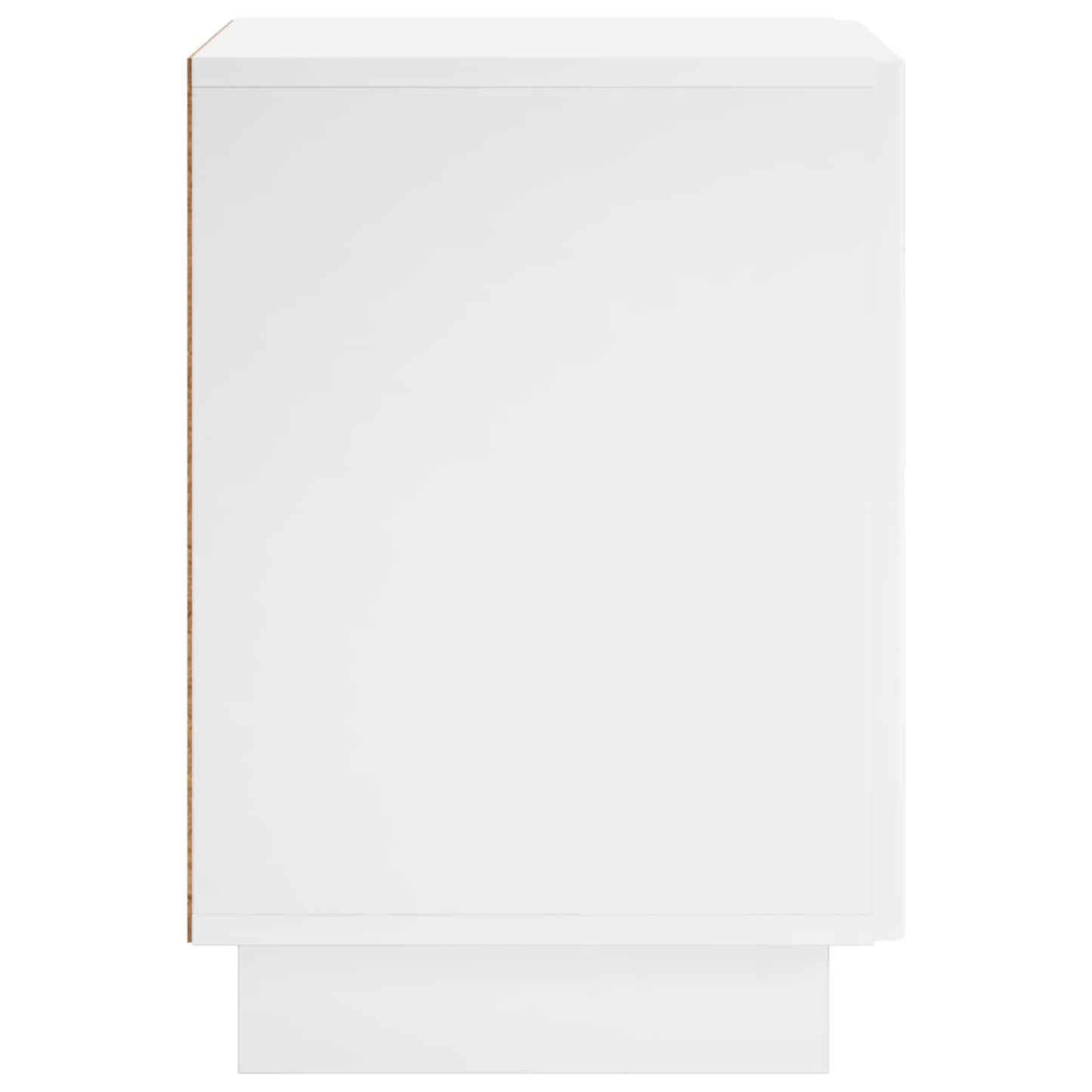 Bedside Cabinet 2 pcs High Gloss White 33.5 x 34.5 x 50 cm