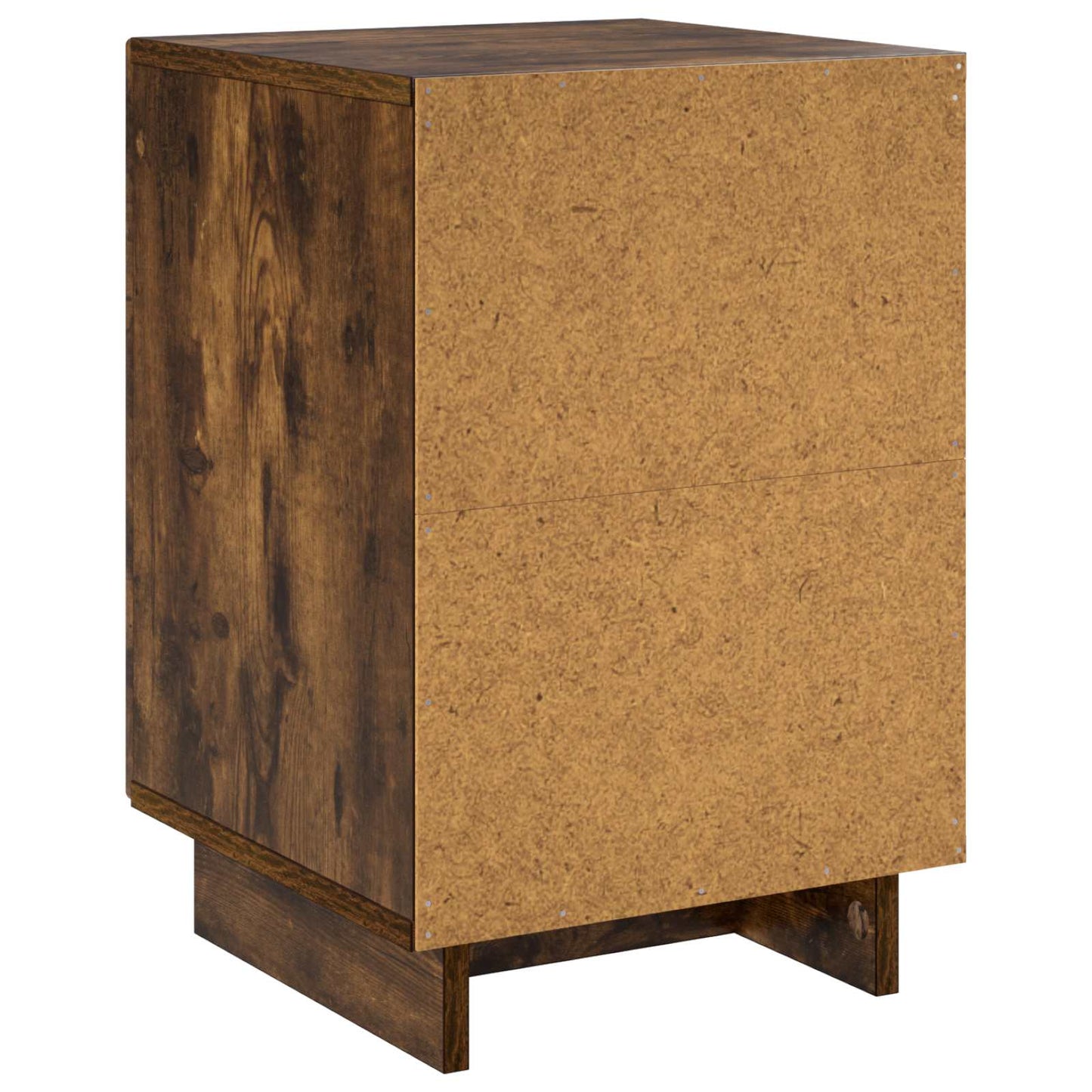 Bedside Cabinet Smoked Oak 33.5 x 34.5 x 50 cm Engineered Wood