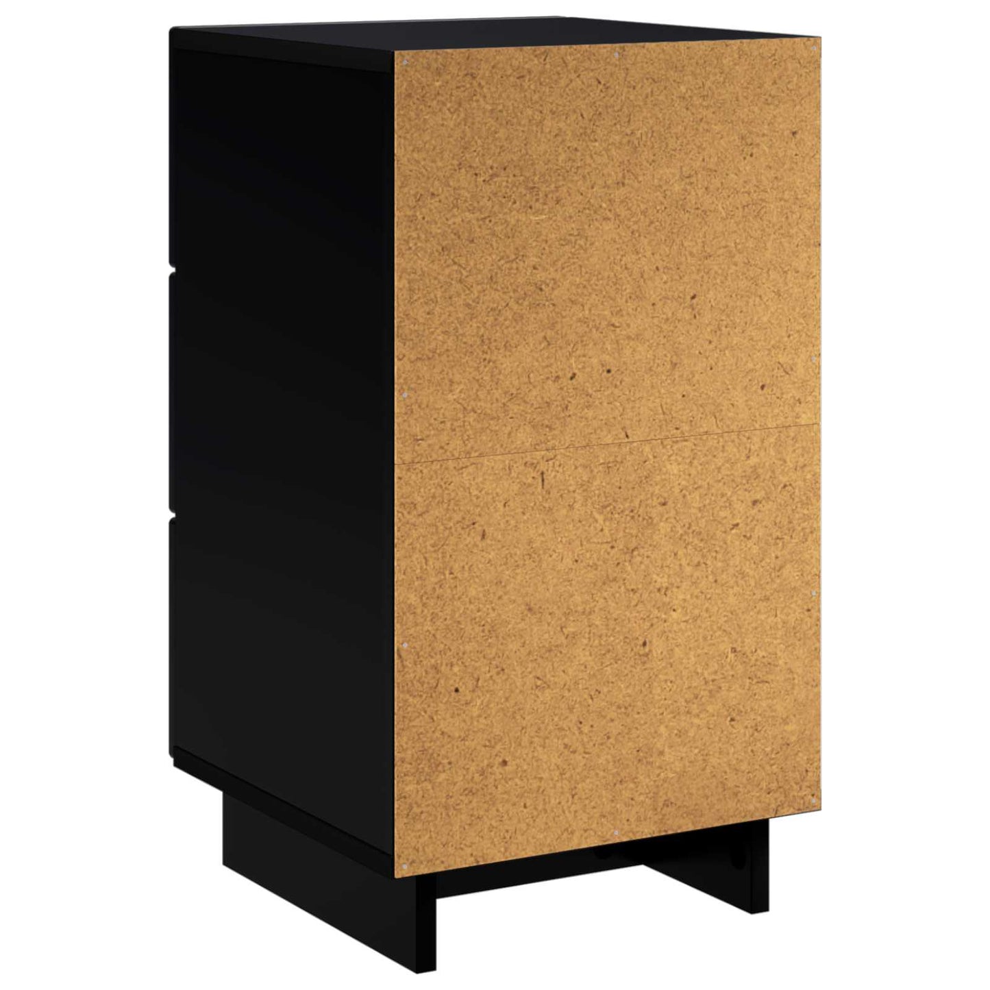 Bedside Cabinet 2 pcs Black 33.5 x 34.5 x 60 cm Engineered Wood