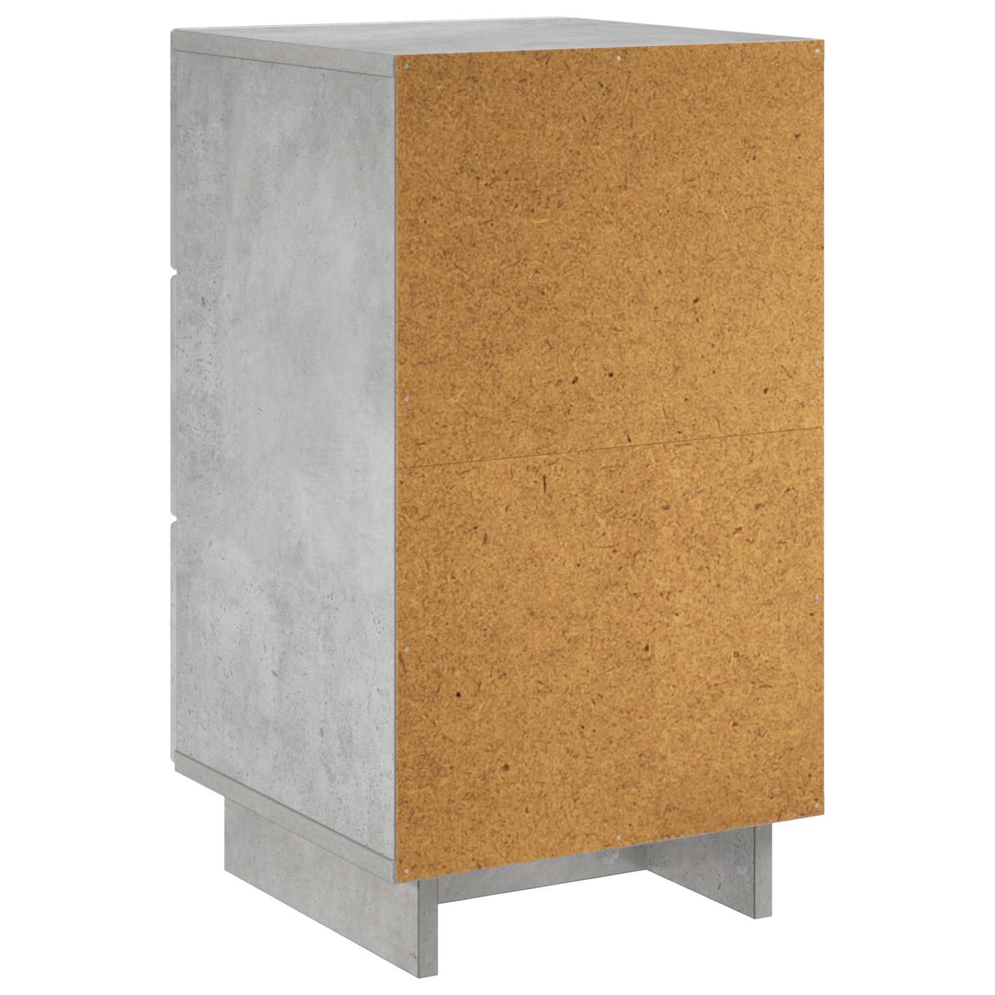 Bedside Cabinet 2 pcs Concrete Grey 33.5 x 34.5 x 60 cm