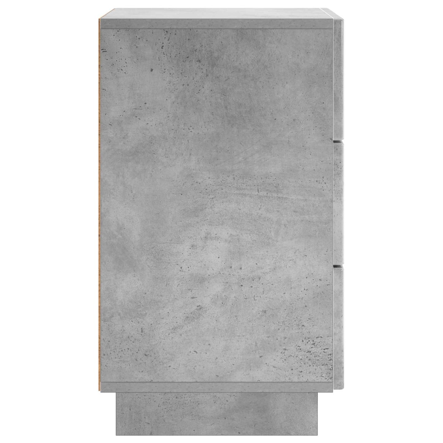 Bedside Cabinet 2 pcs Concrete Grey 33.5 x 34.5 x 60 cm