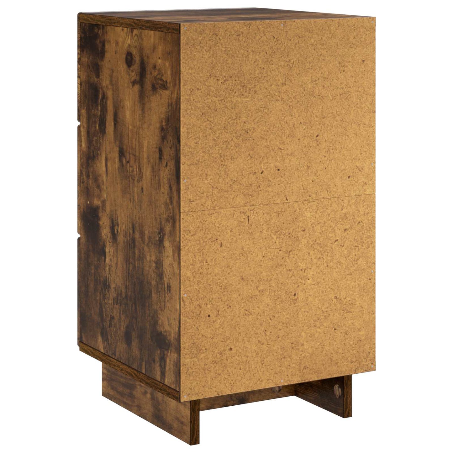 Bedside Cabinet Smoked Oak 33.5 x 34.5 x 60 cm Engineered Wood
