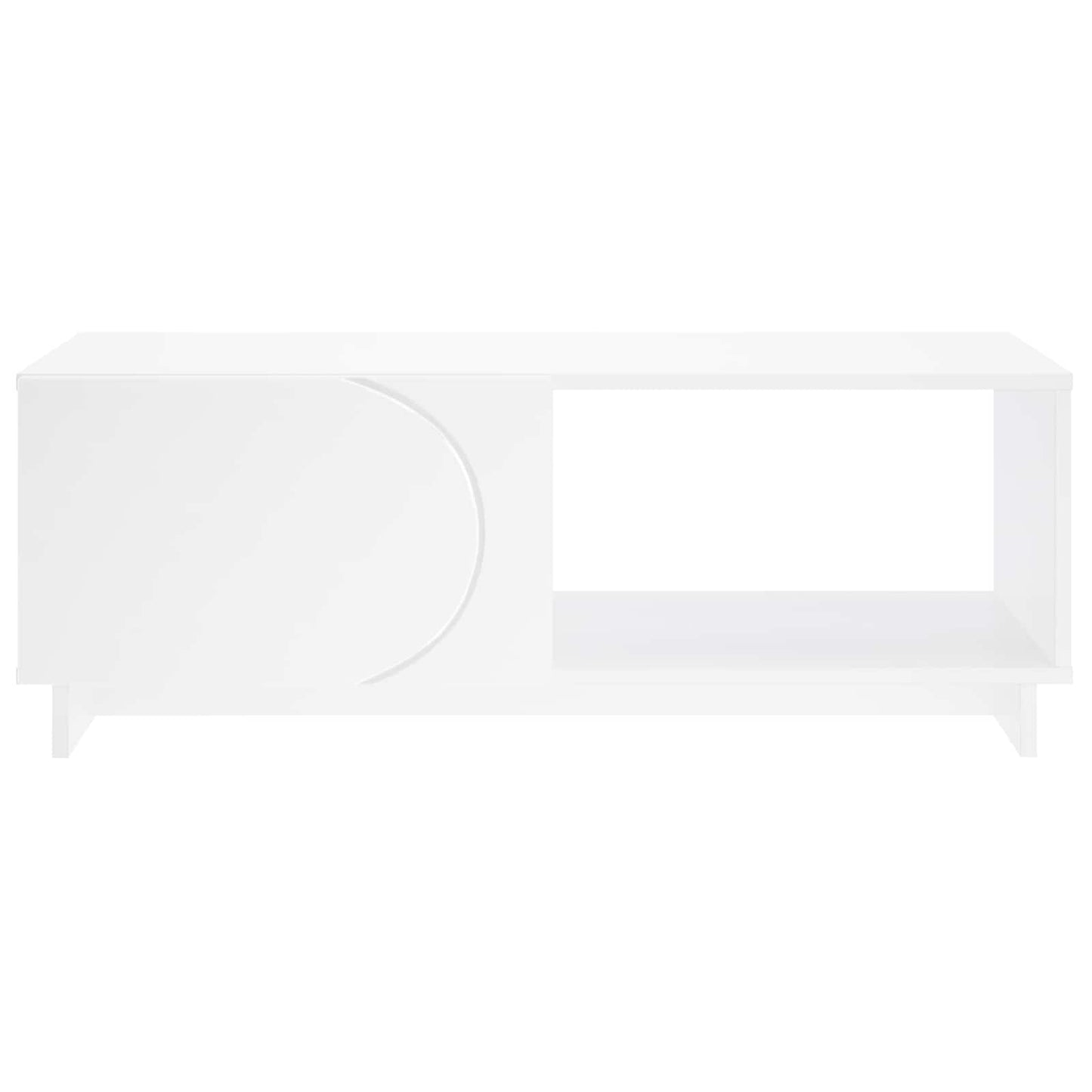 Coffee Table White 95 x 50.5 x 35 cm Engineered Wood