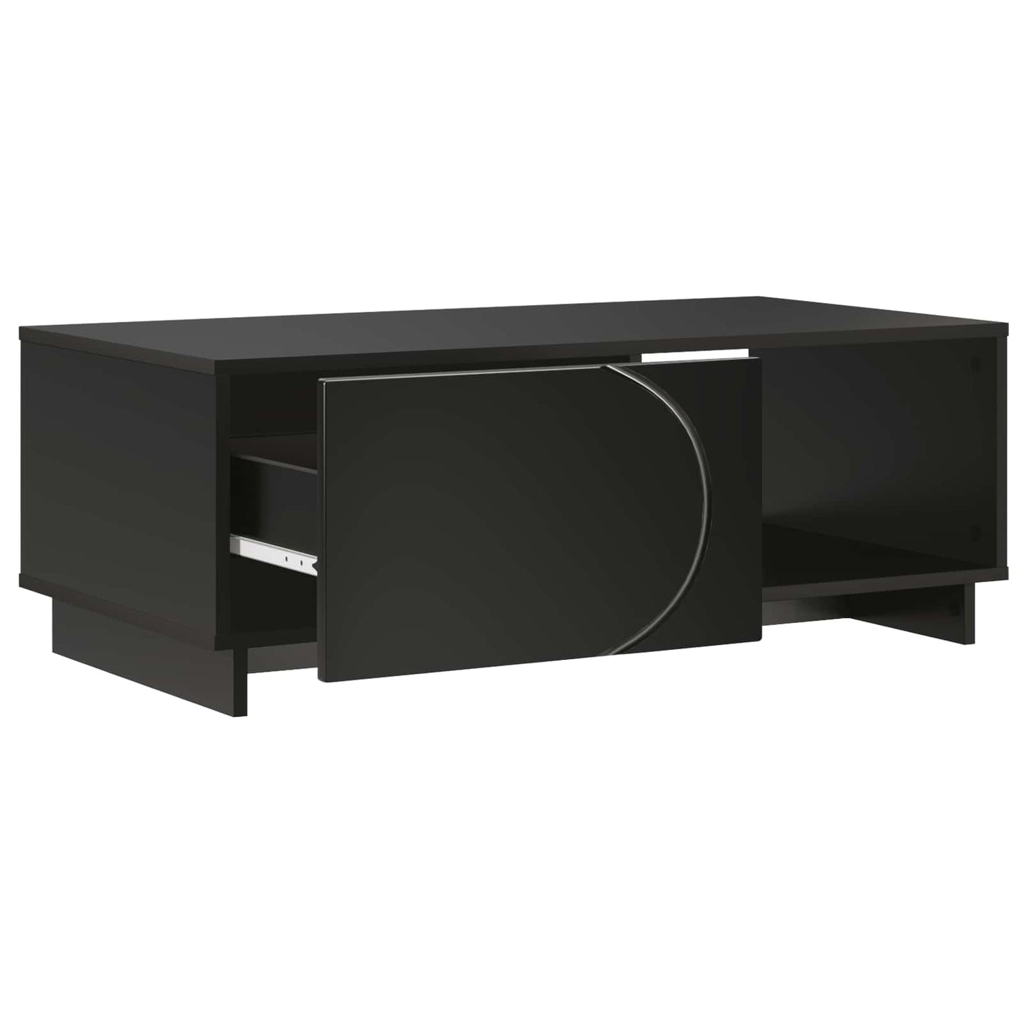 Coffee Table Black 95 x 50.5 x 35 cm Engineered Wood