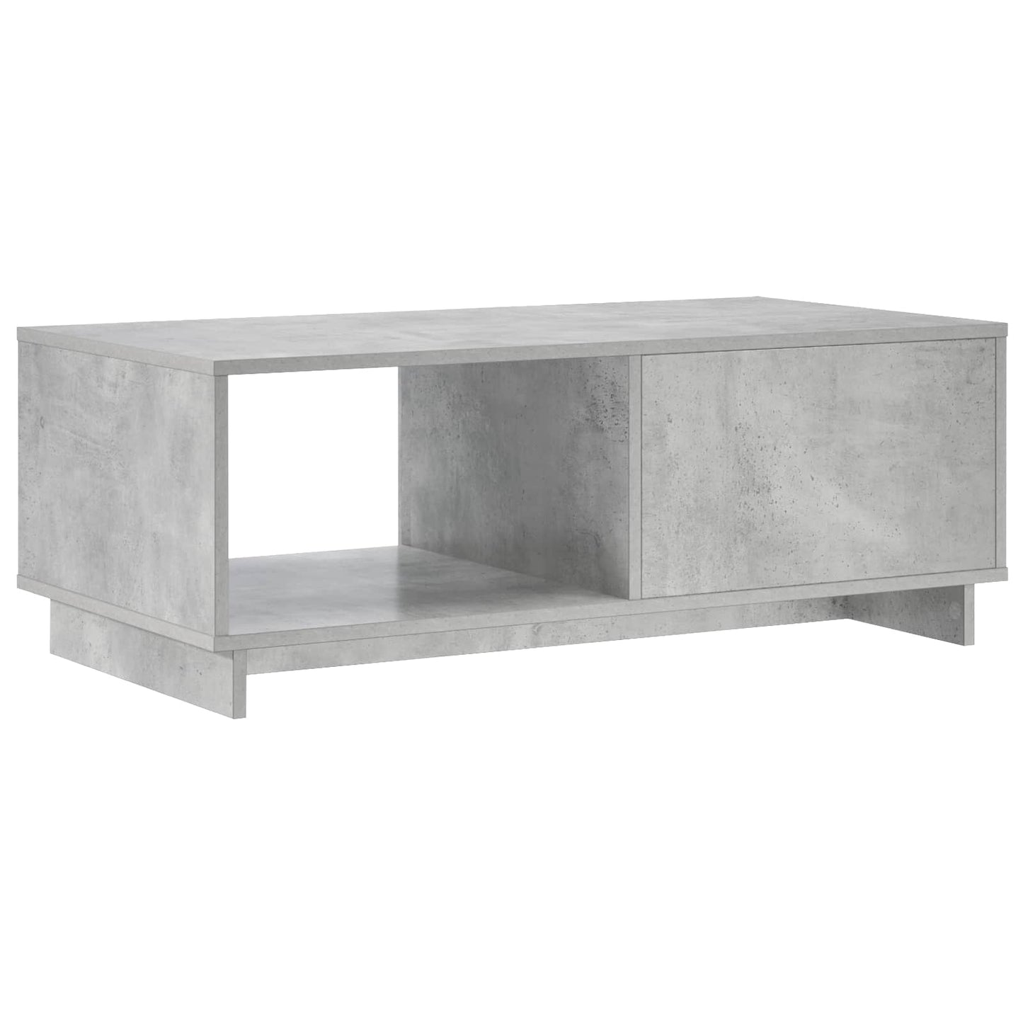 Coffee Table Concrete Grey 95 x 50.5 x 35 cm Engineered Wood