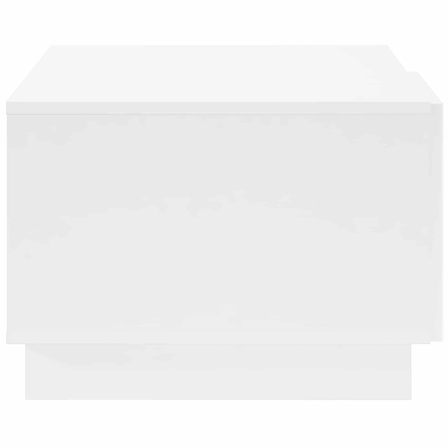Coffee Table High Gloss White 95 x 50.5 x 35 cm Engineered Wood
