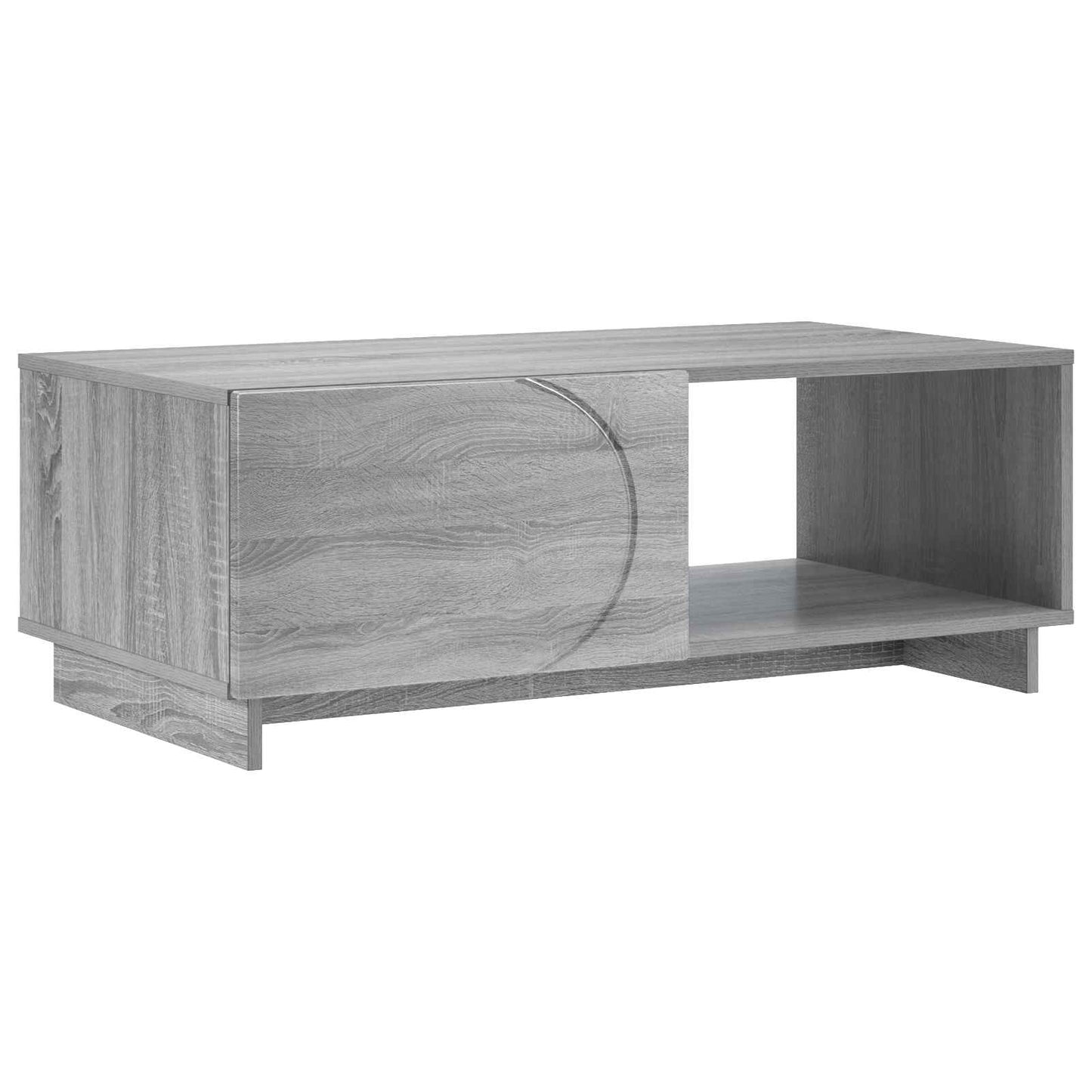 Coffee Table Grey Sonoma 95 x 50.5 x 35 cm Engineered Wood