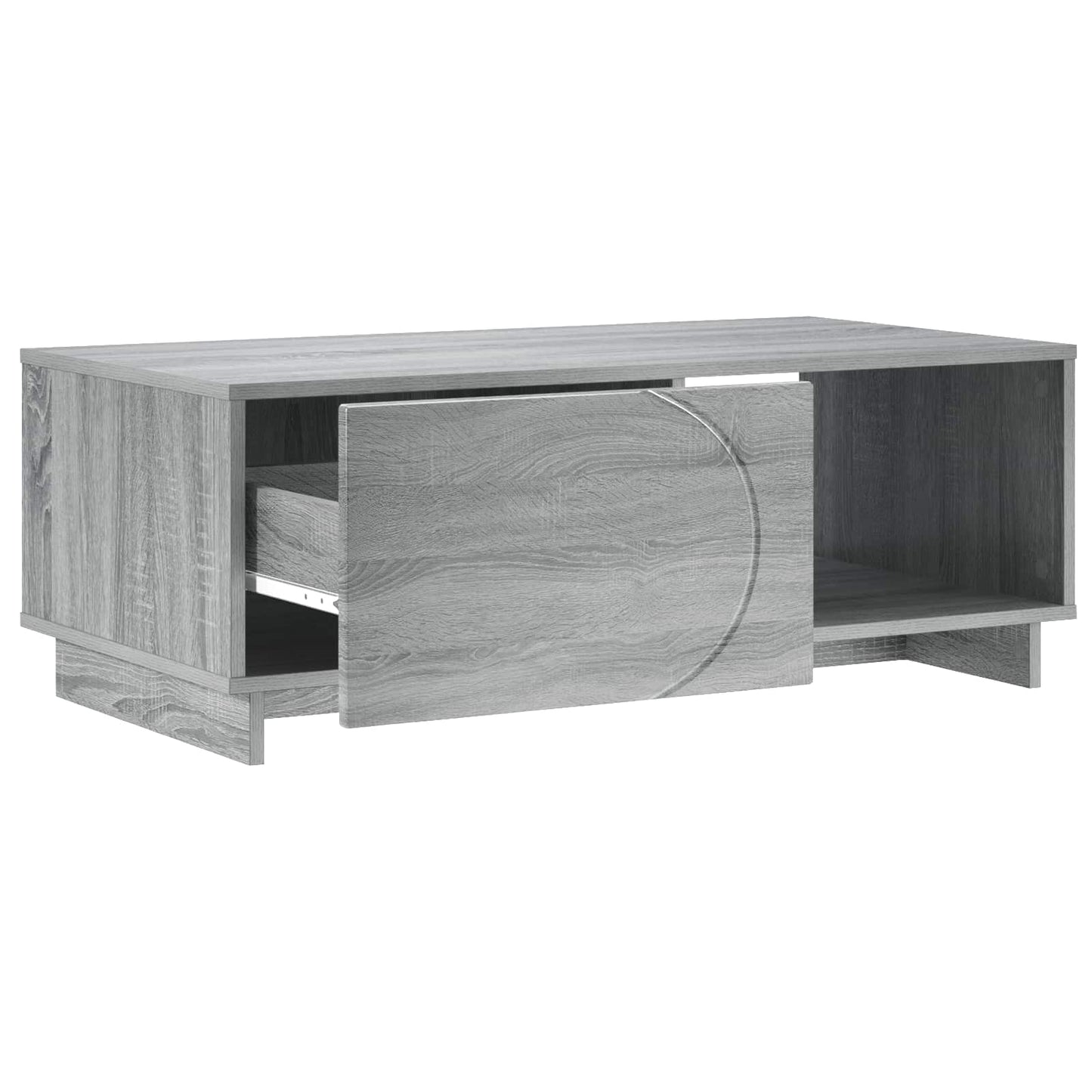 Coffee Table Grey Sonoma 95 x 50.5 x 35 cm Engineered Wood