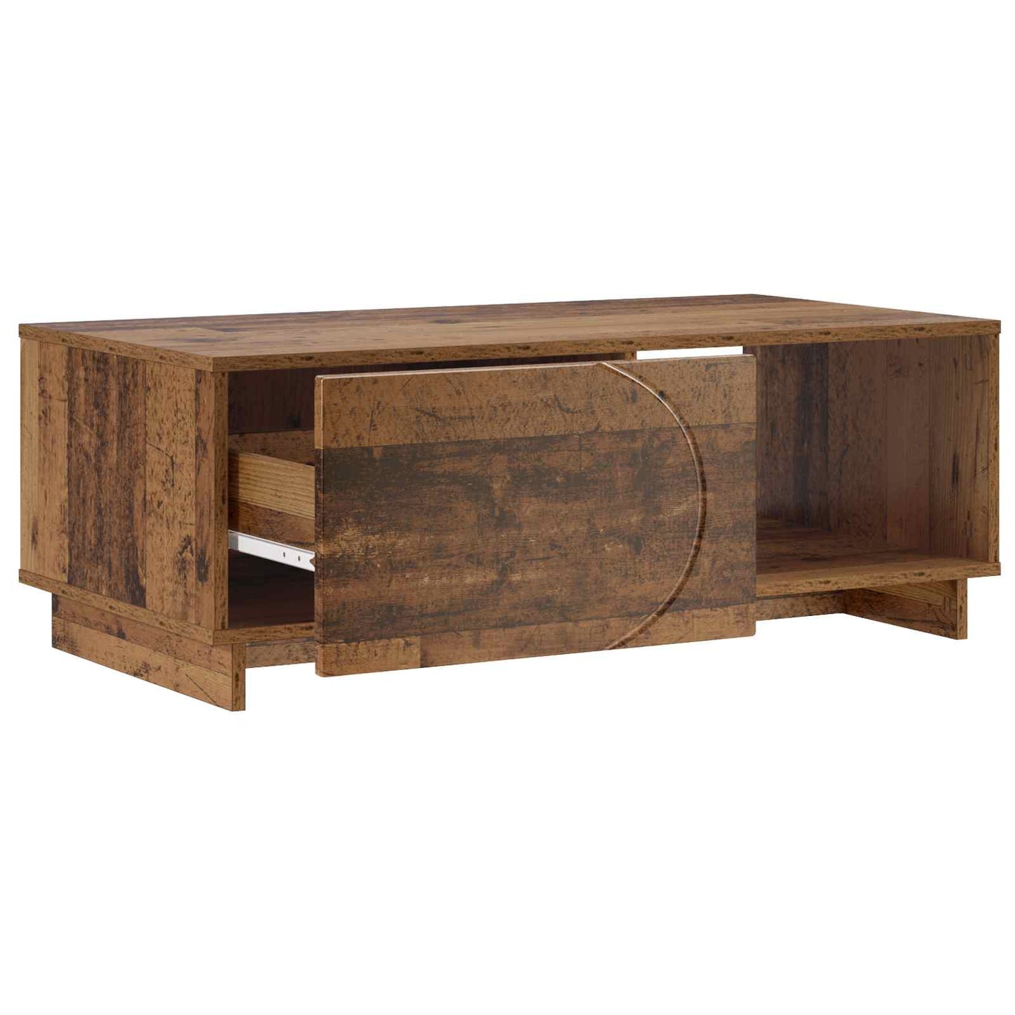 Coffee Table Old Wood 95 x 50.5 x 35 cm Engineered Wood