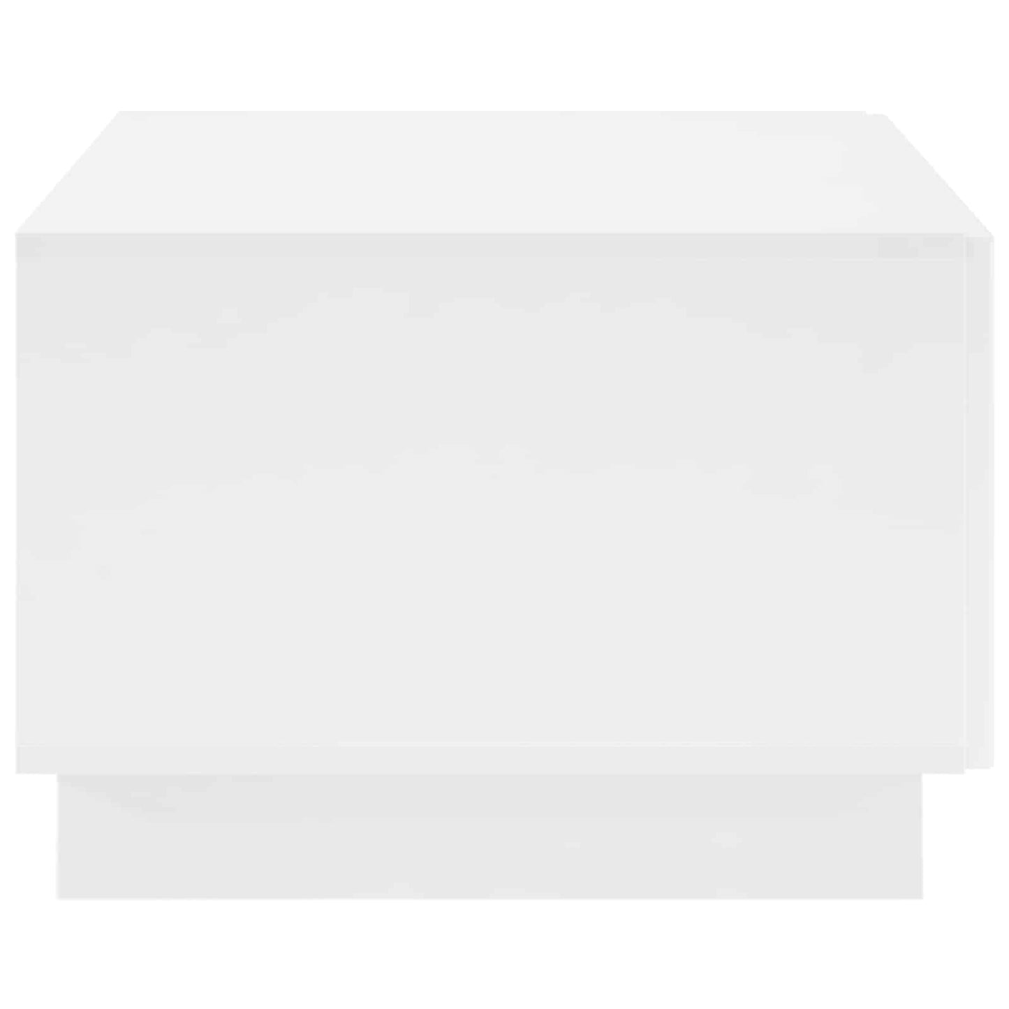 Coffee Table High Gloss White 102 x 50.5 x 35 cm