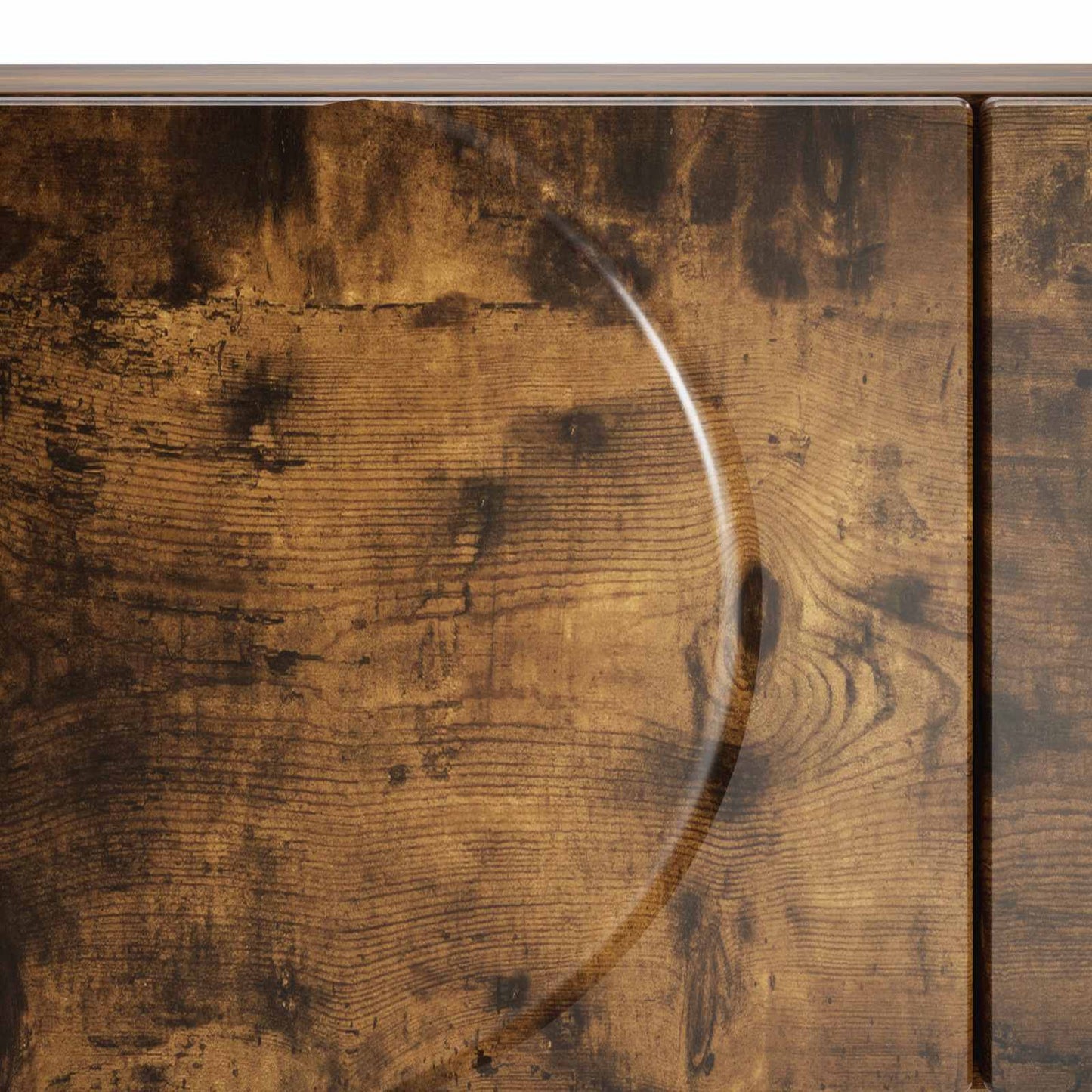 Coffee Table Smoked Oak 102 x 50.5 x 35 cm Engineered Wood