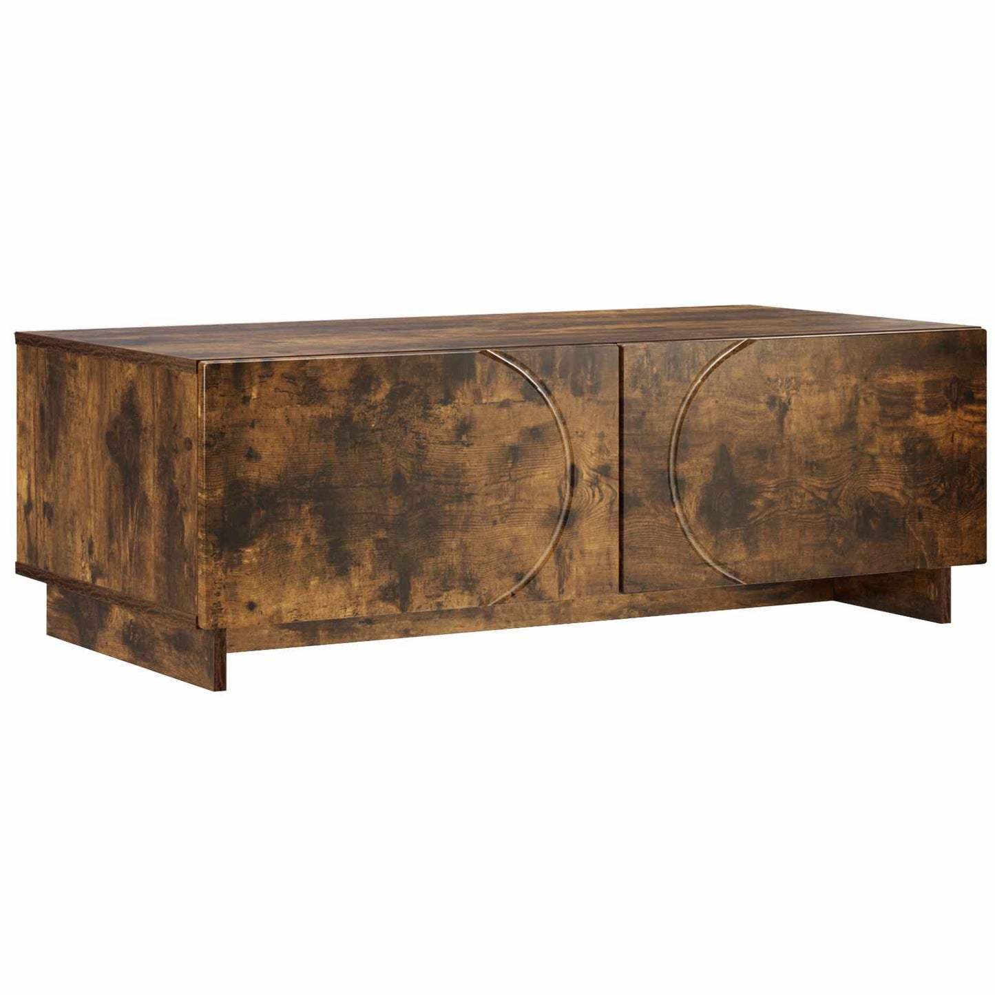 Coffee Table Smoked Oak 102 x 50.5 x 35 cm Engineered Wood