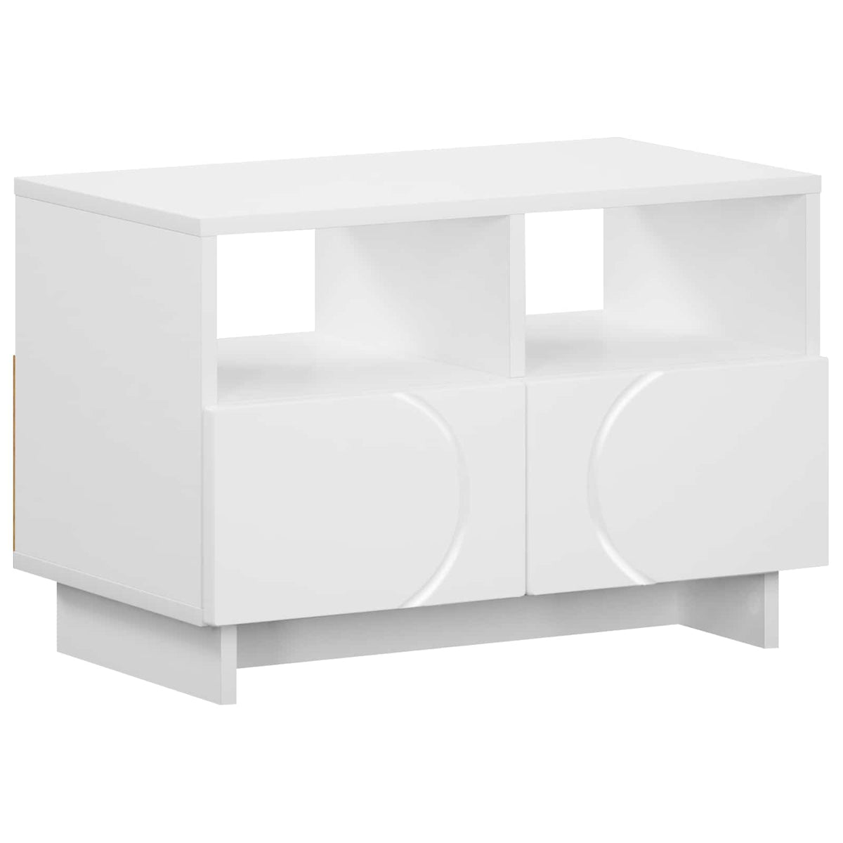 TV Stand 60 x 34.5 x 40 cm White Engineered Wood