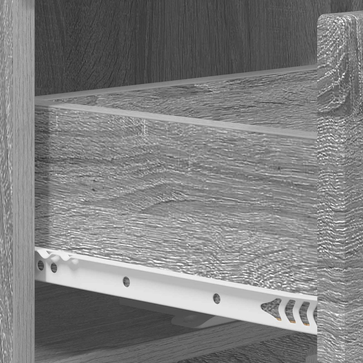 TV Stand 60 x 34.5 x 40 cm Grey Sonoma Engineered Wood