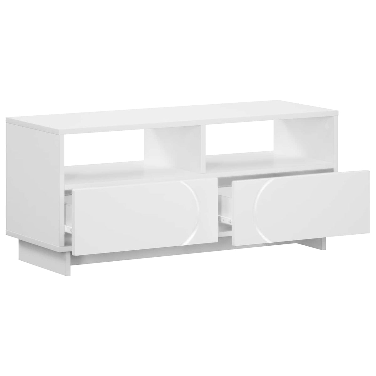 TV Stand 90 x 34.5 x 40 cm White Engineered Wood