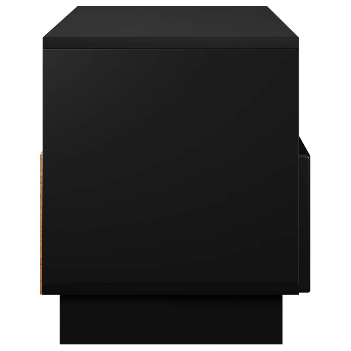 TV Stand 90 x 34.5 x 40 cm Black Engineered Wood