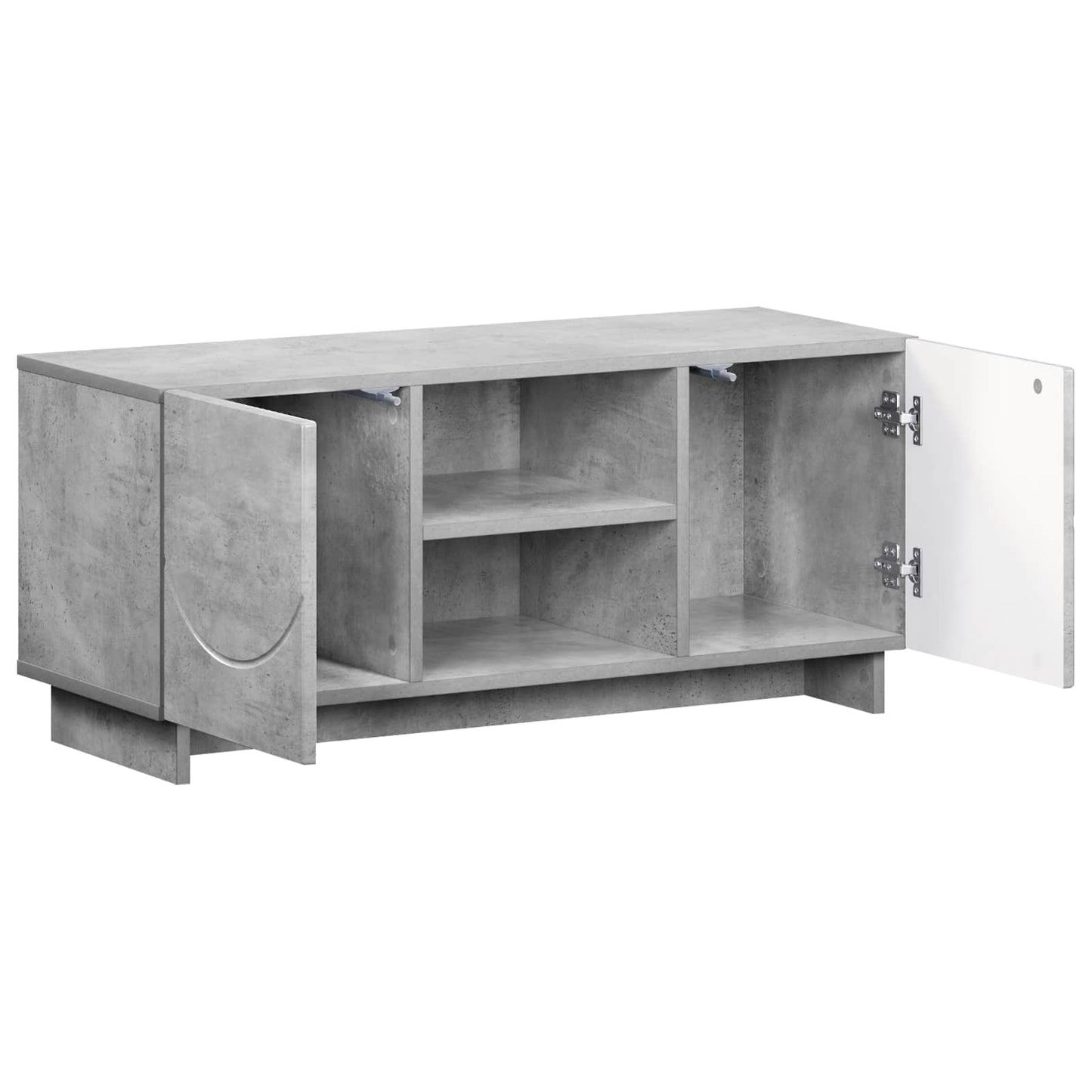 TV Stand 90 x 34.5 x 40 cm Concrete Grey Engineered Wood