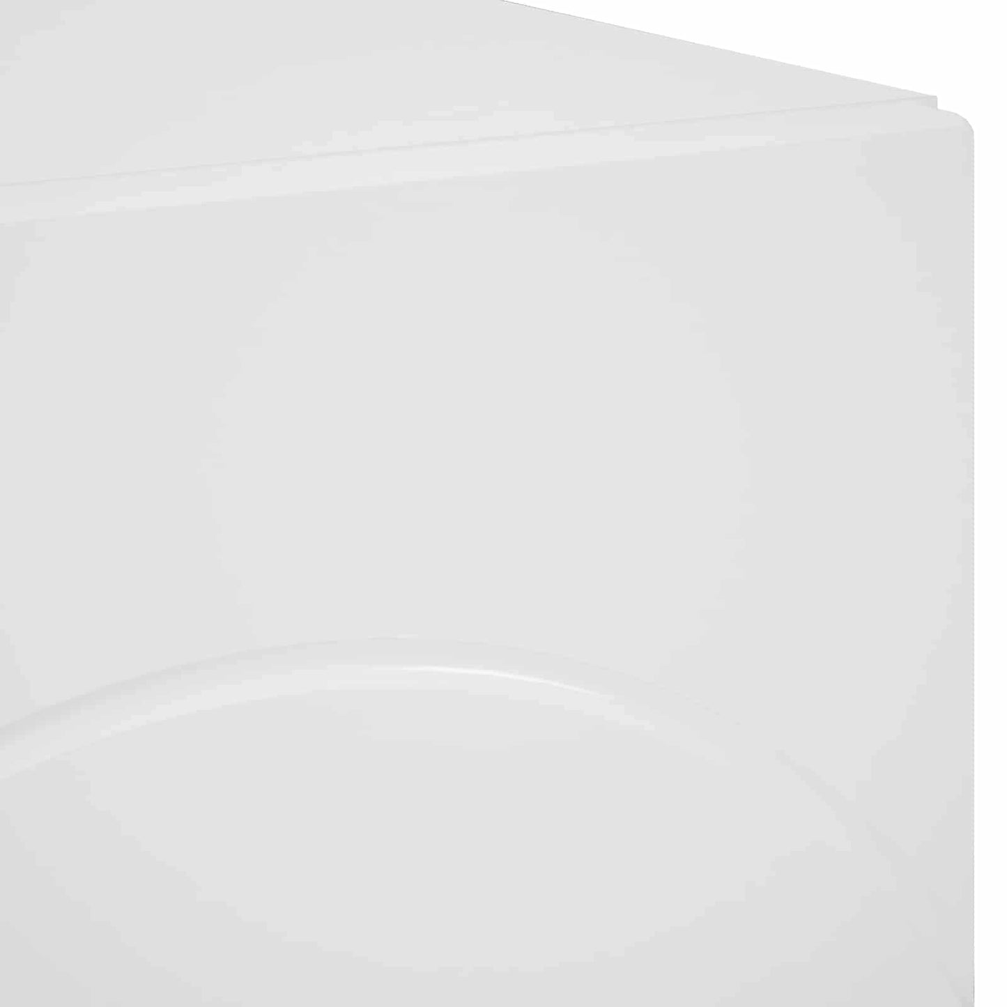 TV Stand 90 x 34.5 x 40 cm High Gloss White Engineered Wood