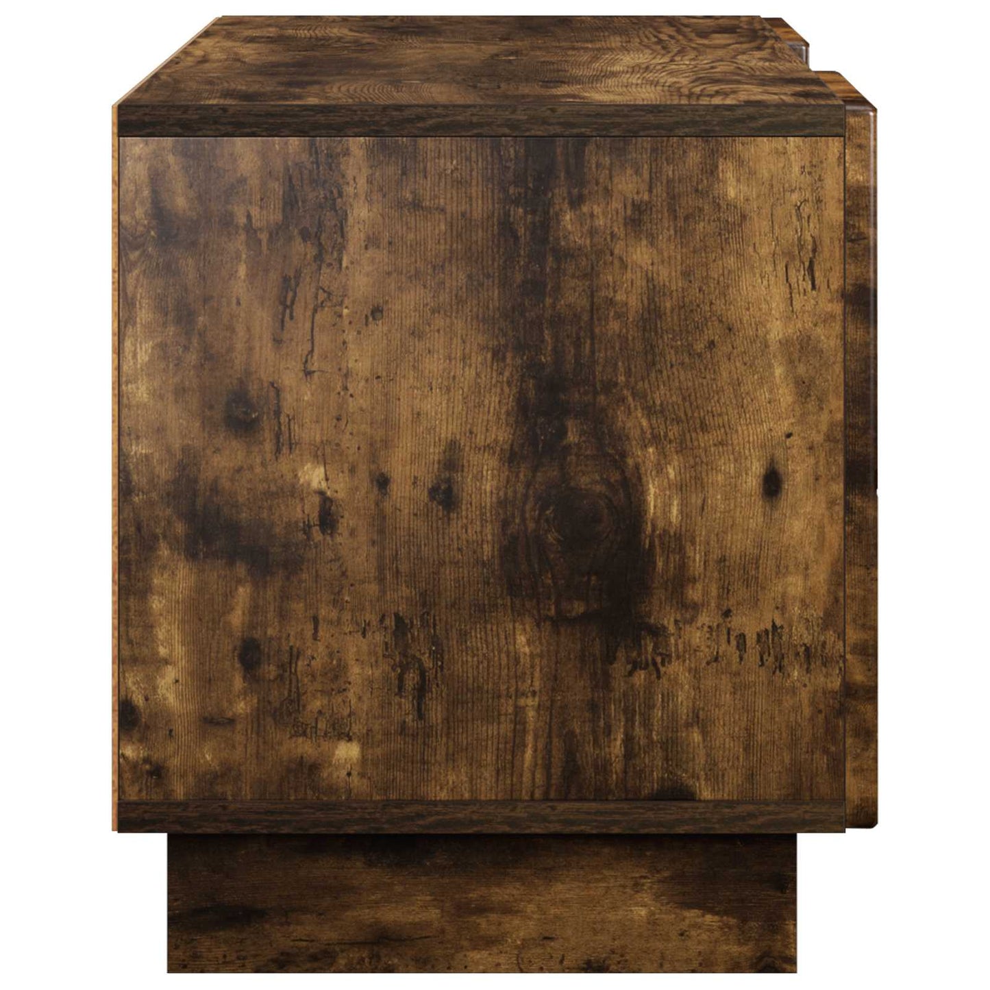 TV Stand 90 x 34.5 x 40 cm Smoked Oak Engineered Wood