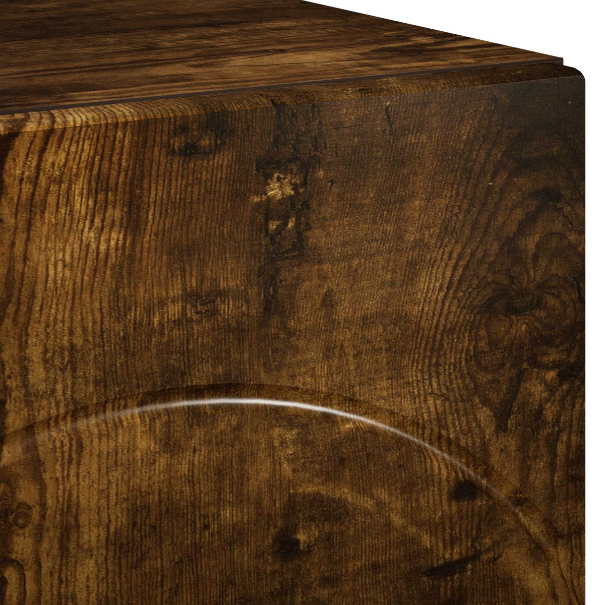 TV Stand 140 x 34.5 x 40 cm Smoked Oak Engineered Wood