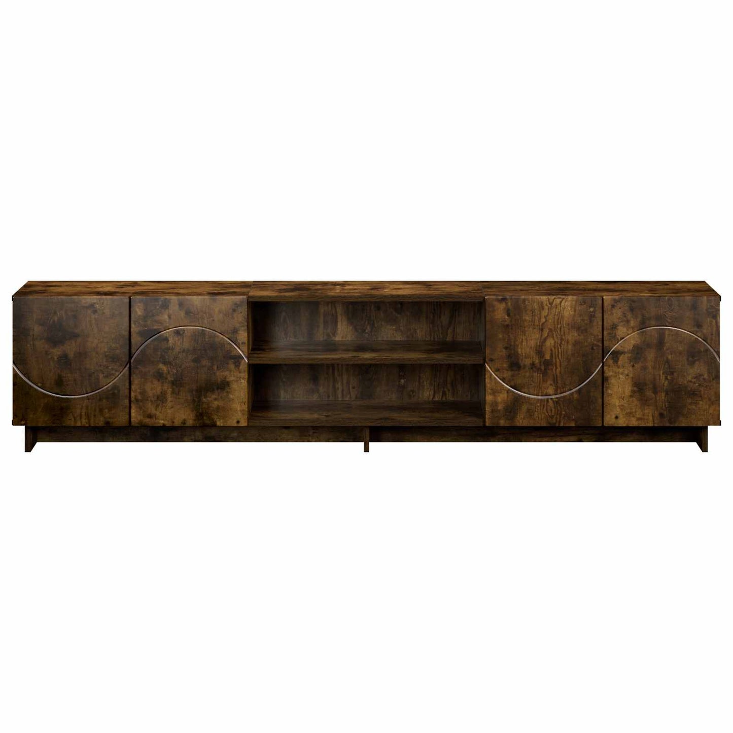 TV Stand 180 x 34.5 x 40 cm Smoked Oak Engineered Wood