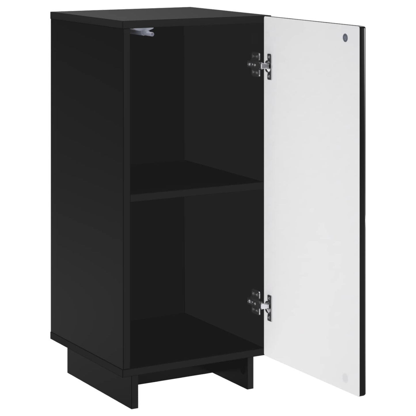 Sideboard Black 33.5 x 34.5 x 75 cm Engineered Wood