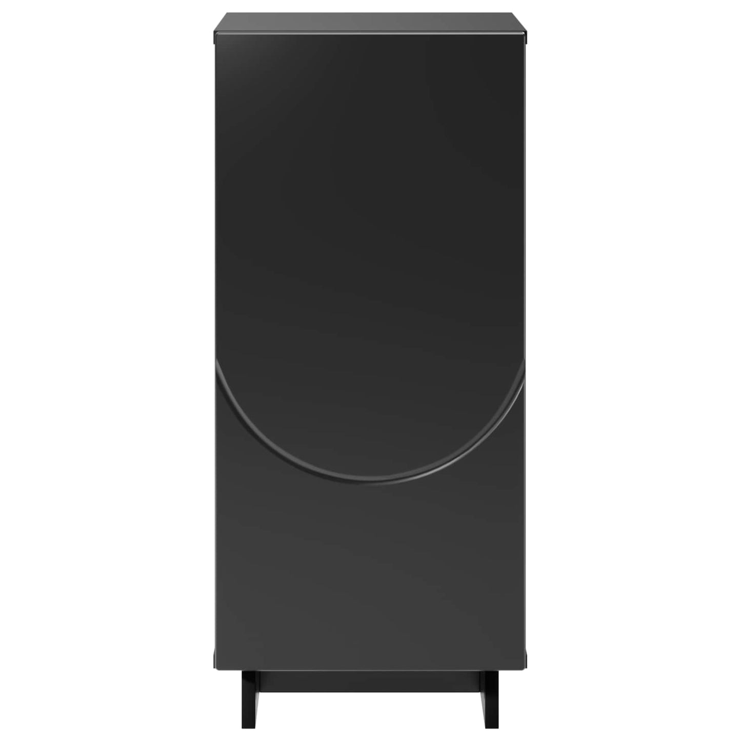 Sideboard Black 33.5 x 34.5 x 75 cm Engineered Wood