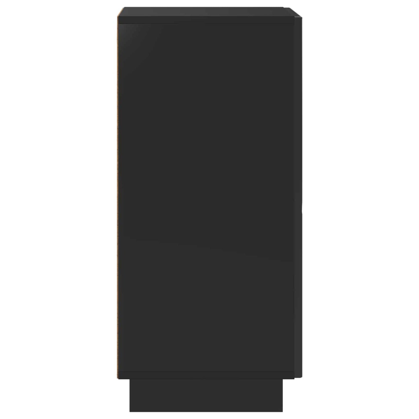 Sideboard Black 33.5 x 34.5 x 75 cm Engineered Wood