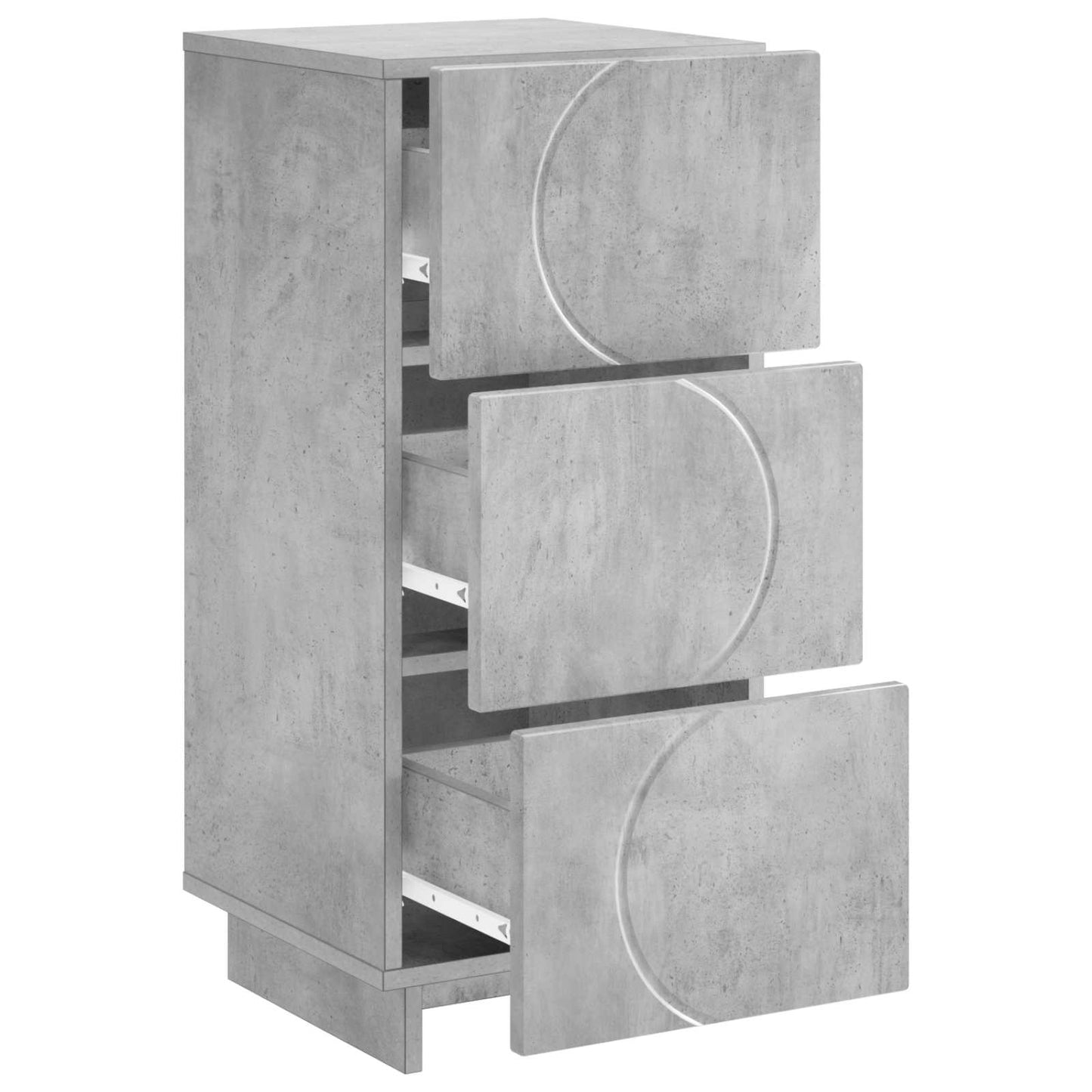 Sideboard Concrete Grey 33.5 x 34.5 x 75 cm Engineered Wood