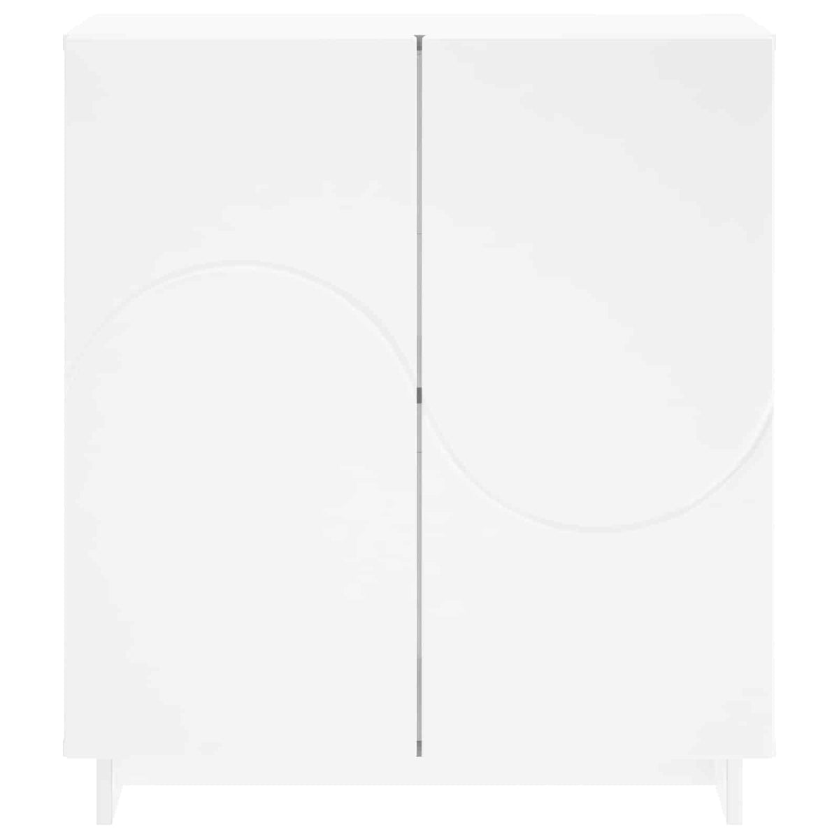 Sideboard White 67 x 34.5 x 75 cm Engineered Wood